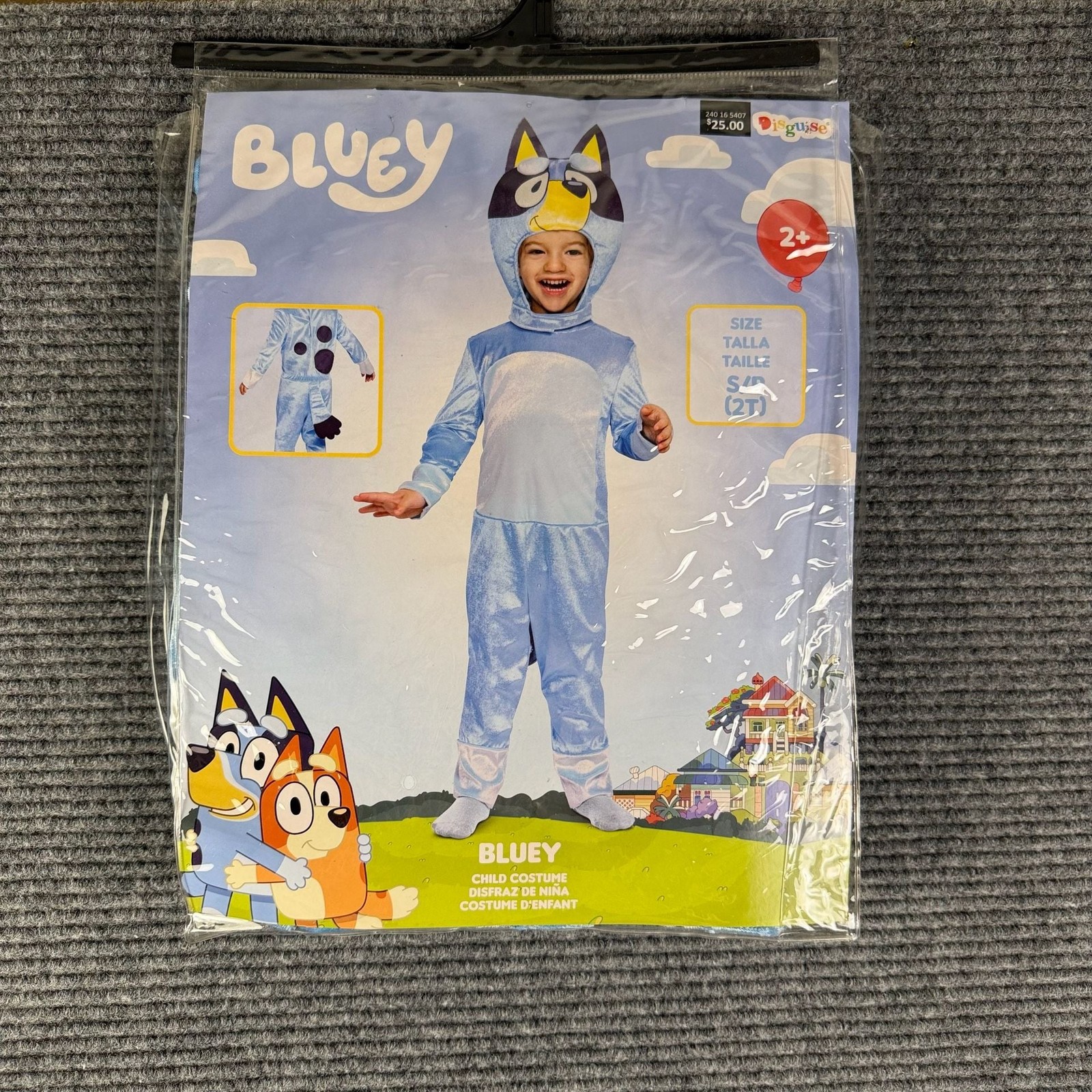 Disguise Bluey Child Costume Size 2T