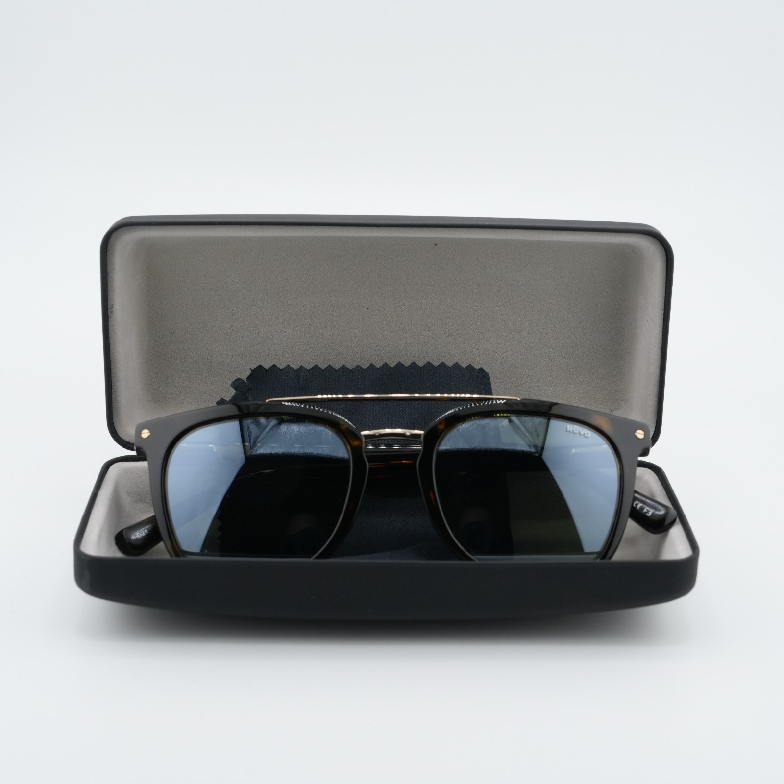 NEW Revo ATLAS Tortoise Gold POLARIZED Smoke Green GLASS Sunglass 1179 12 SG50