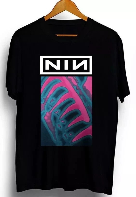 Nine Inch Nails Pretty Hate Machine Color Licensed Black Unisex T-Shirt