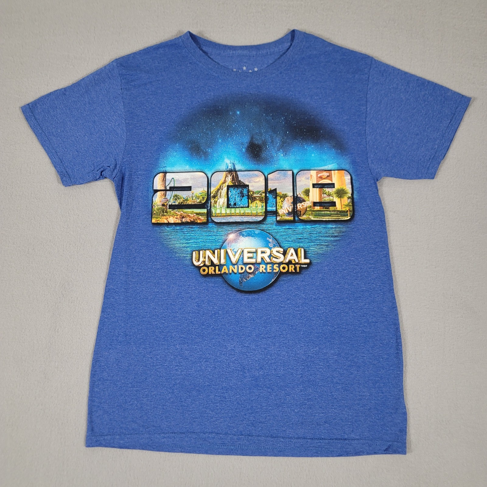 Universal Studios T-Shirt Men\'s Small Blue 2018 Orlando Resort Graphic Tee