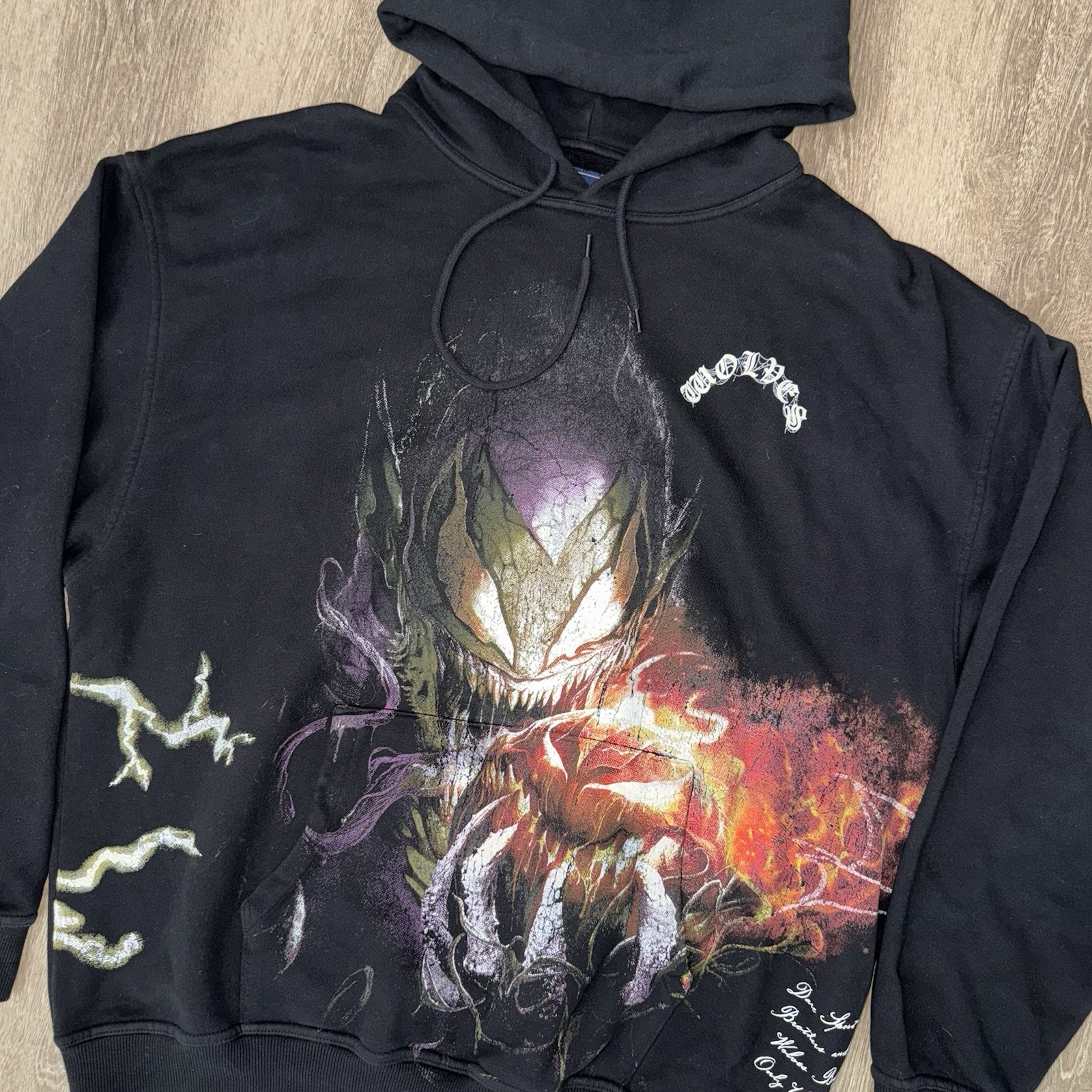 Darc Sport x Marvel Spider Man Venom Wolves Hoodie Men’s L Rare Green Goblin