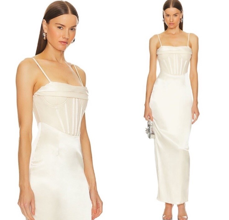 NBD Aella Gown in Champagne Size S