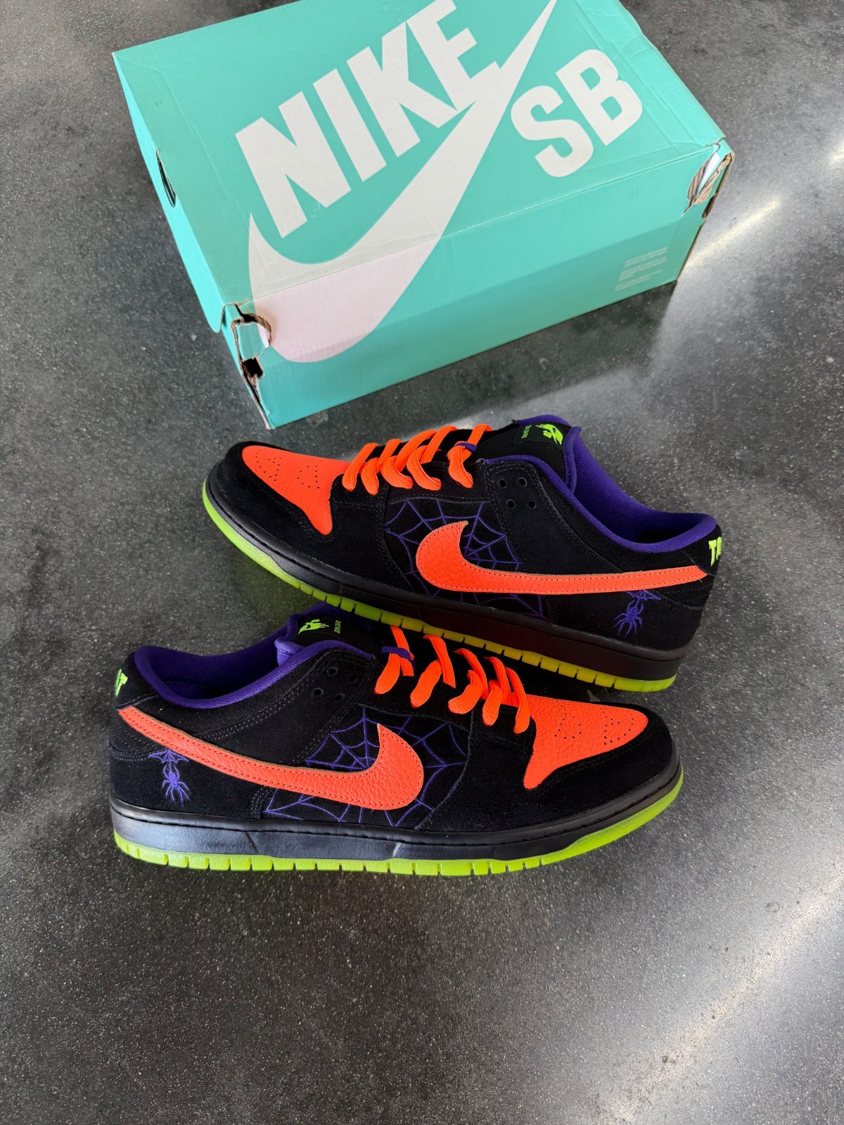 NEW MEN\'S SB DUNK Low Night of Mischief Halloween BQ6817-006 Size US 7-12