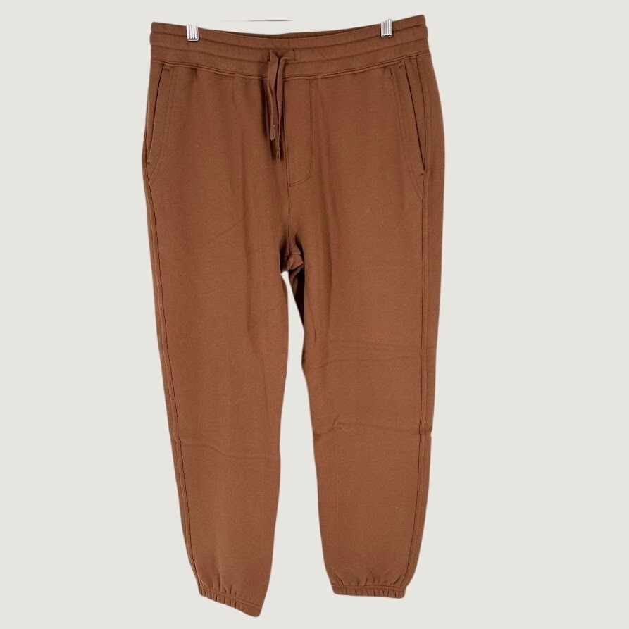 NEW American Giant Classic Sweatpants Joggers M Soft Silt Brown Fleece Cotton