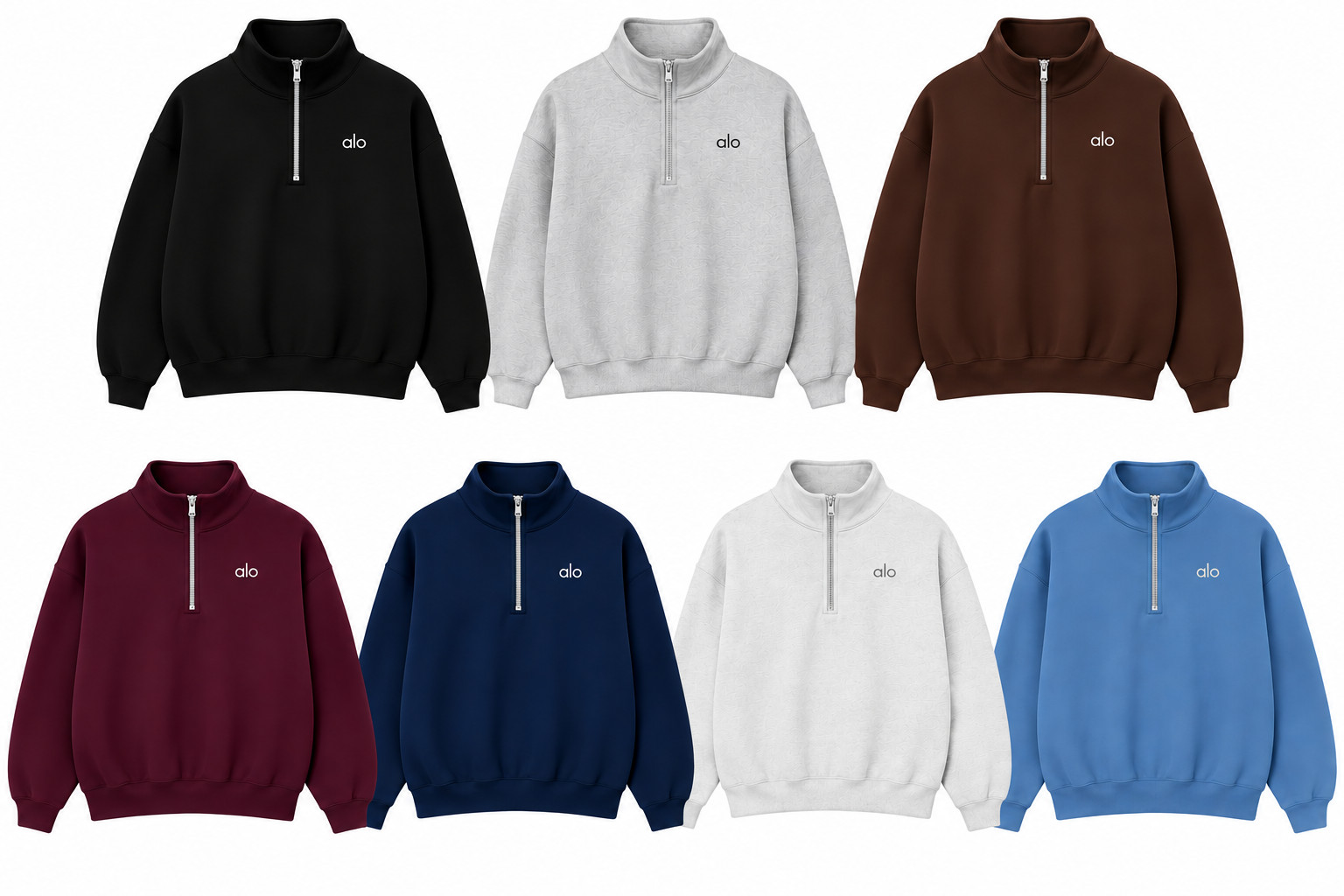 Brand New Alo Yoga Accolade Unisex 1/4 Zip Pullover