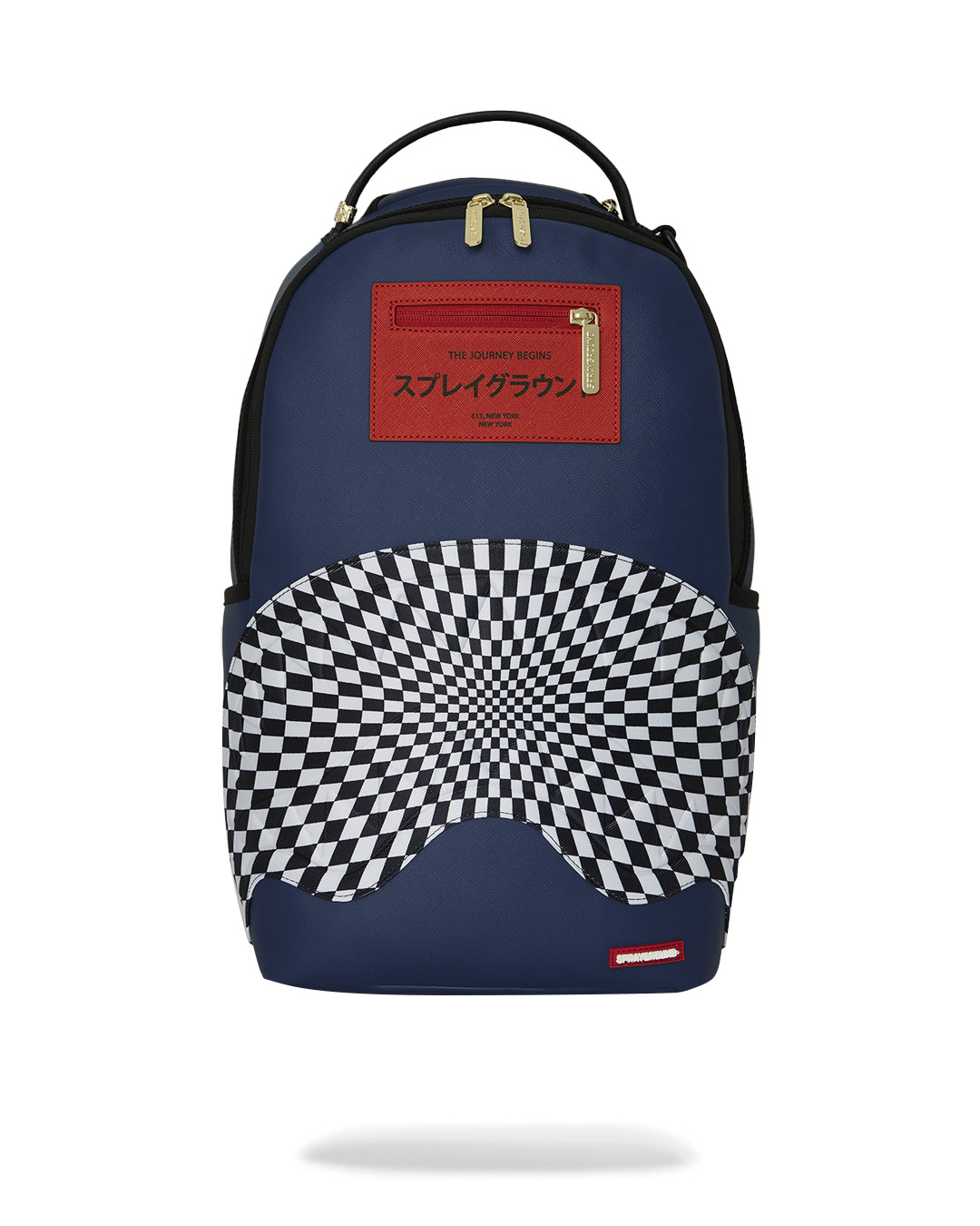 SPRAYGROUND ICHIMATSU-MOYŌ WARP CHECK SHARK BACKPACK