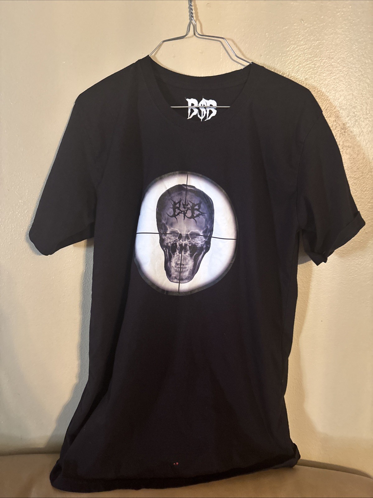 Large Rare B$B Skull Black Tshirt