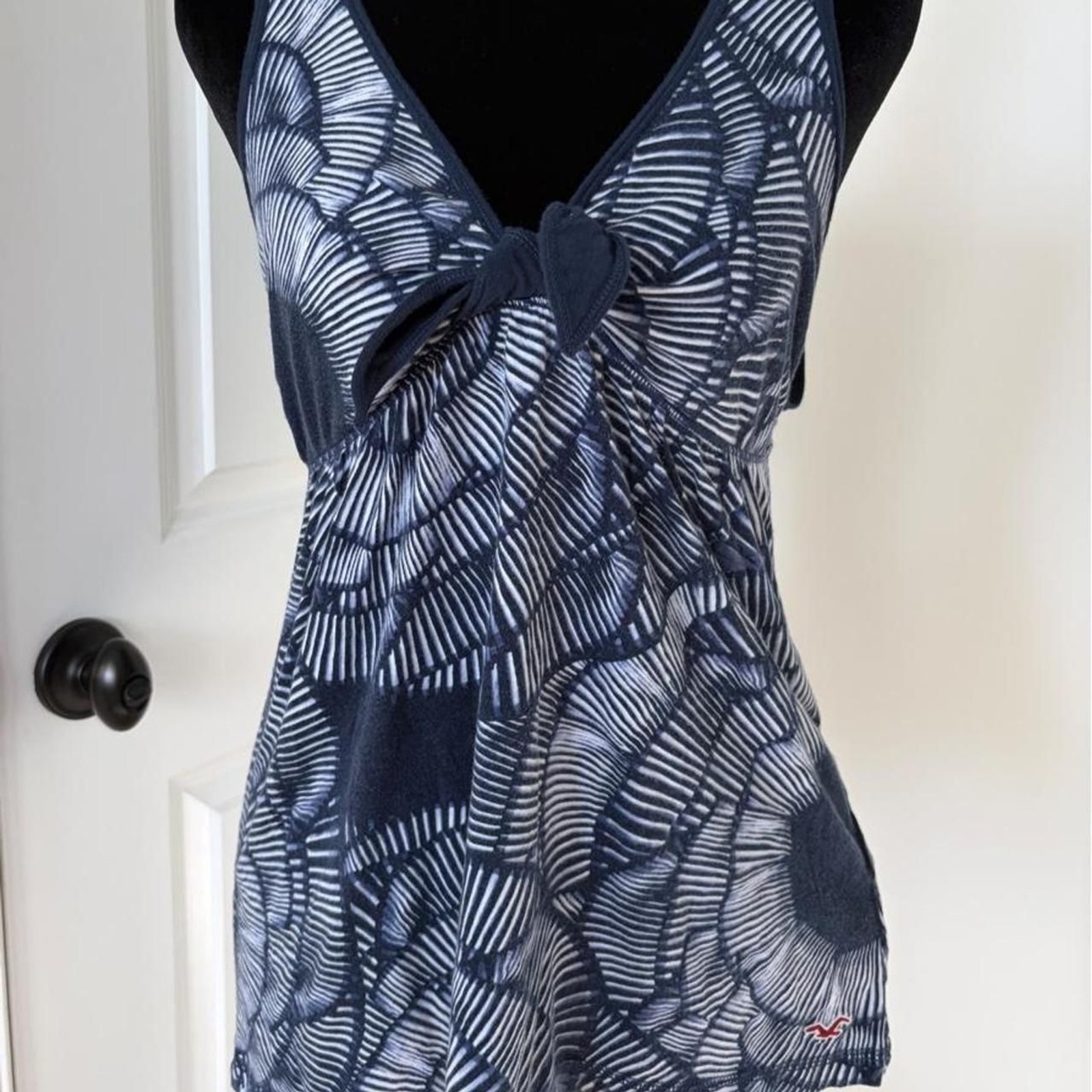 Hollister-co Women\'s Blue and Navy Vest