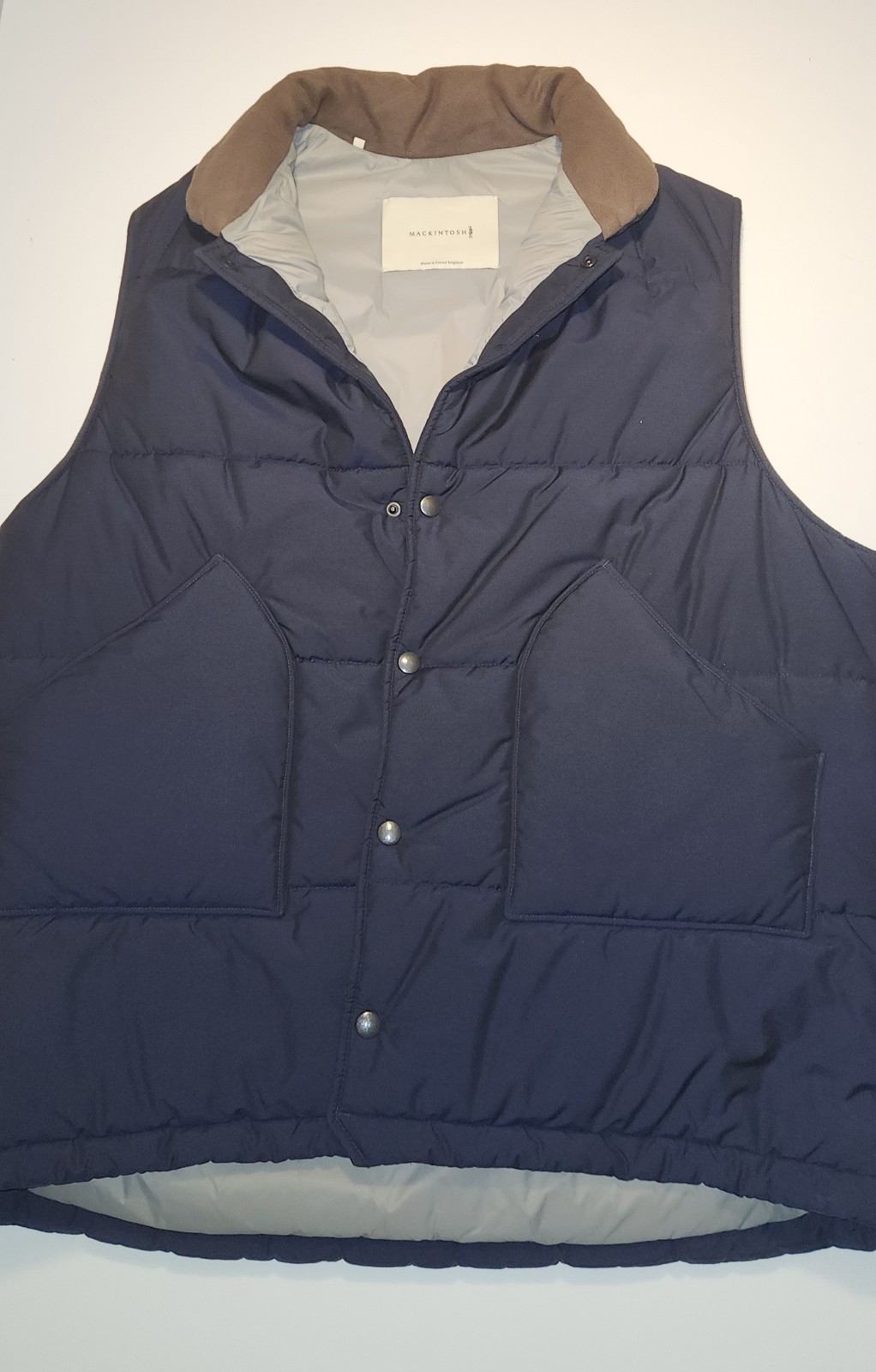 Mackintosh Osaka Gilet Loro Piana Storm System Wool Down 