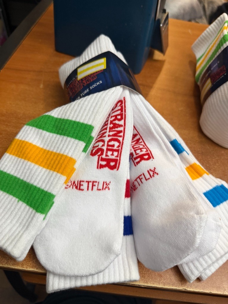 Stranger Things Official Eleven Character Knee High Socks Cosplay  3 pack New