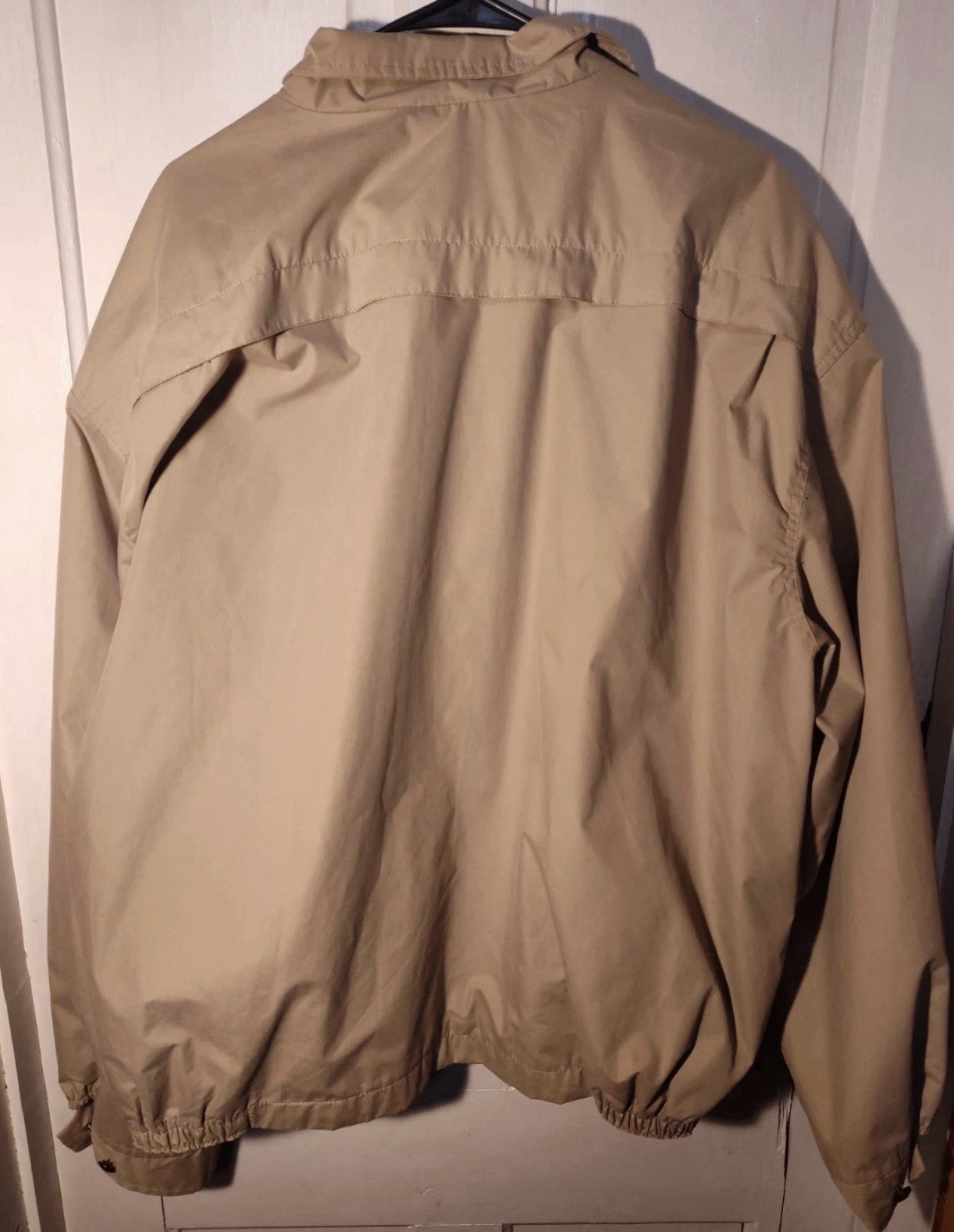 Vintage Drizzler By McGregor Jacket Mens 3XL Plaid Lining Water Resistant Beige