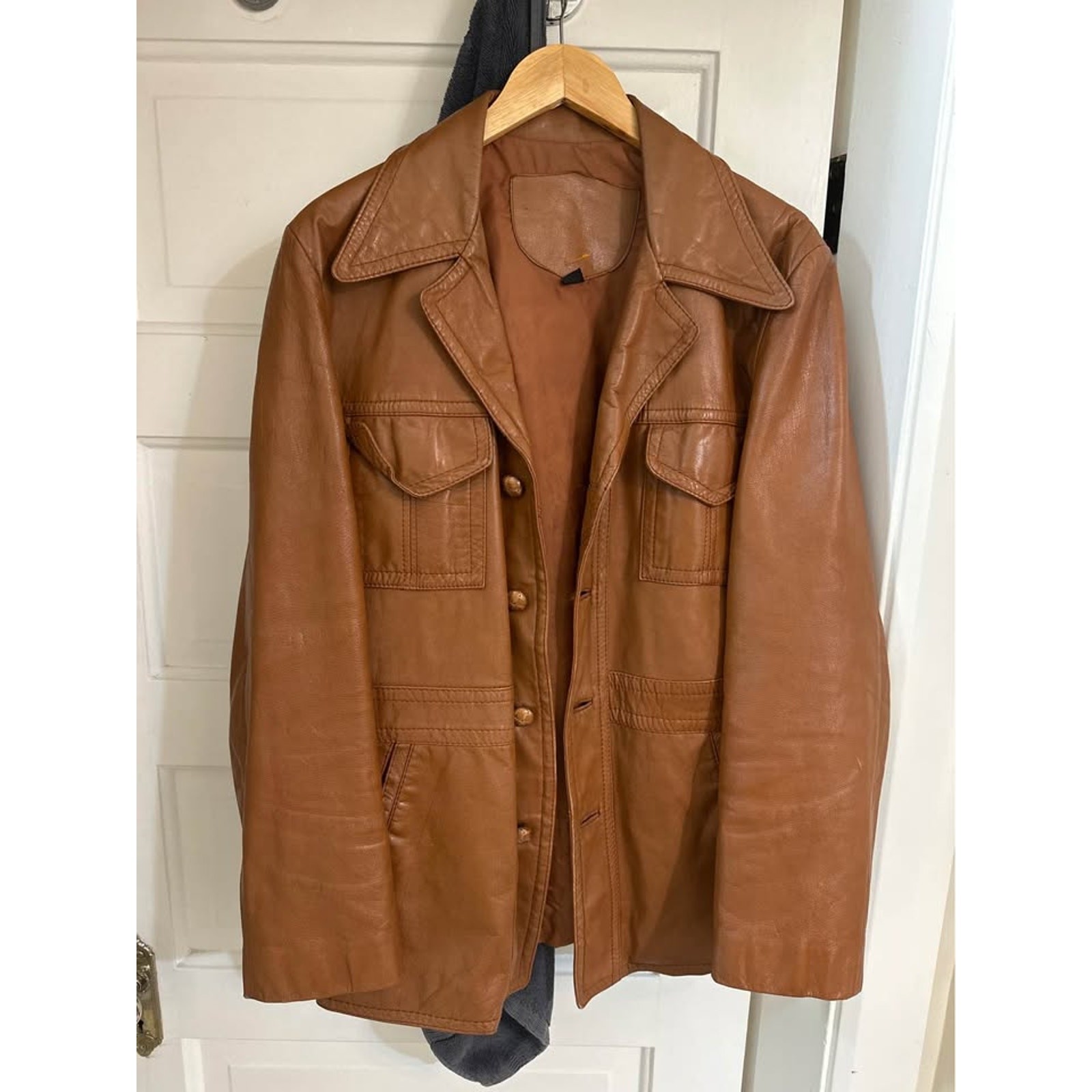 Vintage leather coat