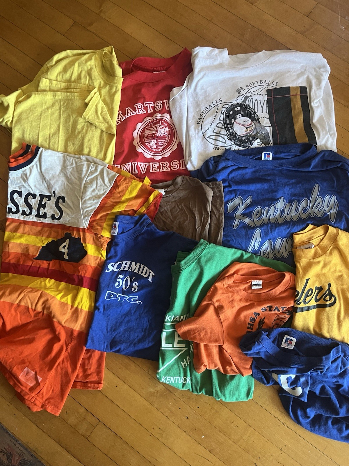 True Vintage Tee Lot- 11 Shirts, Russell, Best, HealthKnit Etc