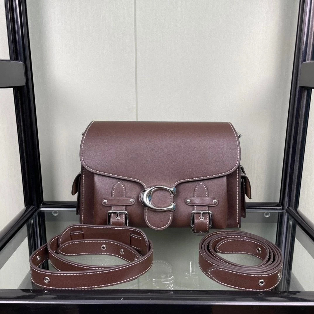 COACH Cargo Soft Tabby Leather Shoulder Maple CT721 Outlet NEW