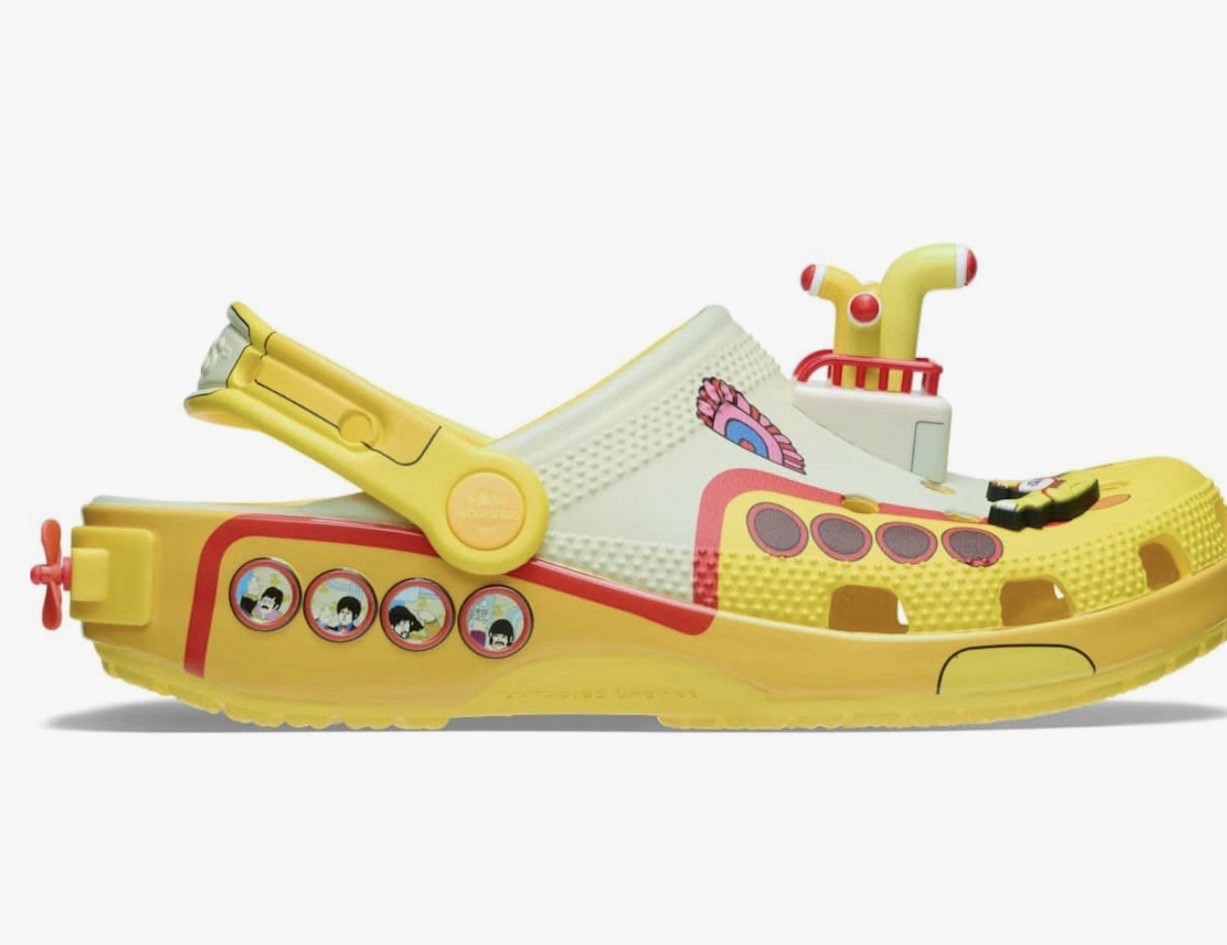 The Beatles X Crocs Classic Clog Yellow Submarine Men3Women5 with tag new