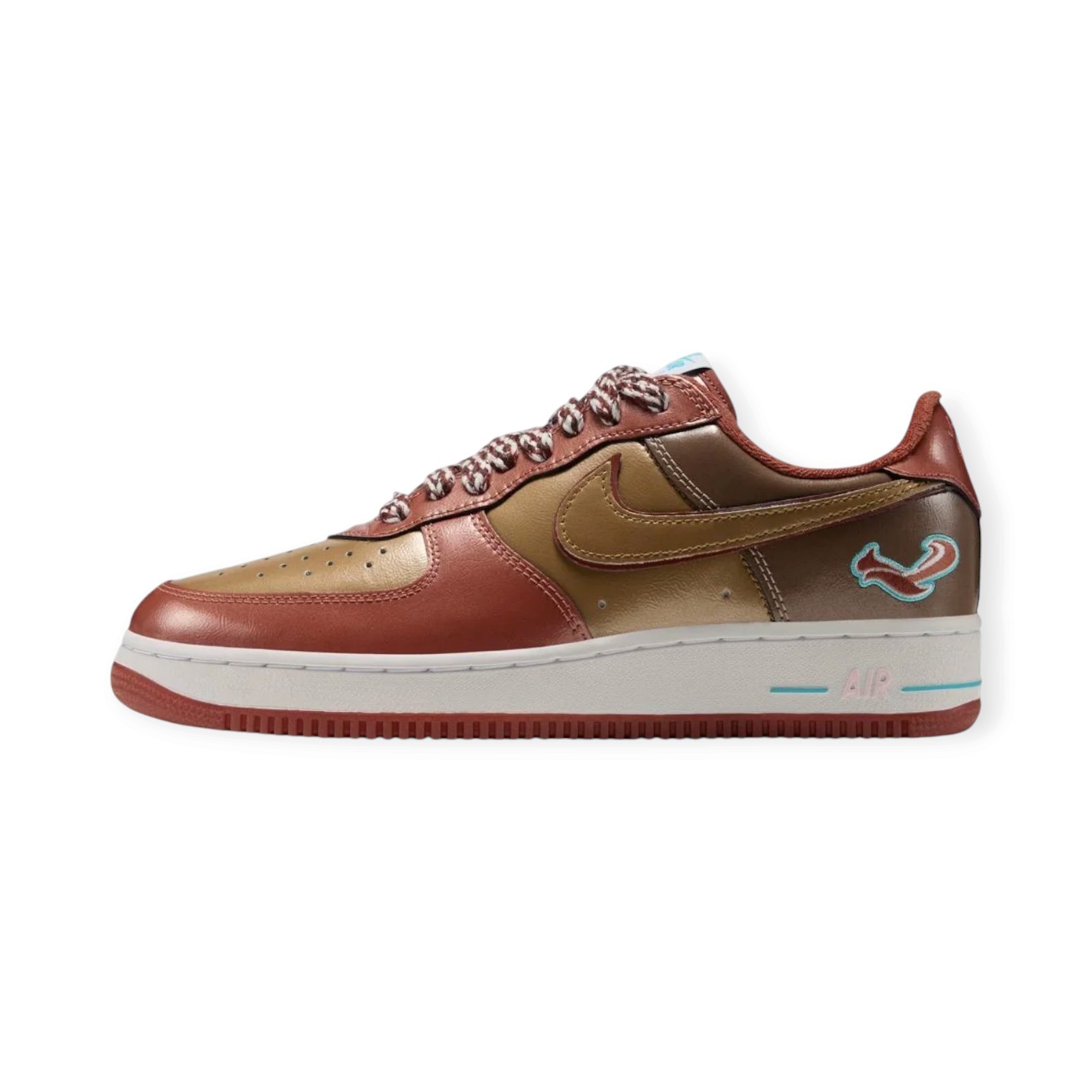 Nike x NIGO X BTS/J-Hope Air Force 1 \'01 Low Brown Sneakers Men\'s IO8766-800