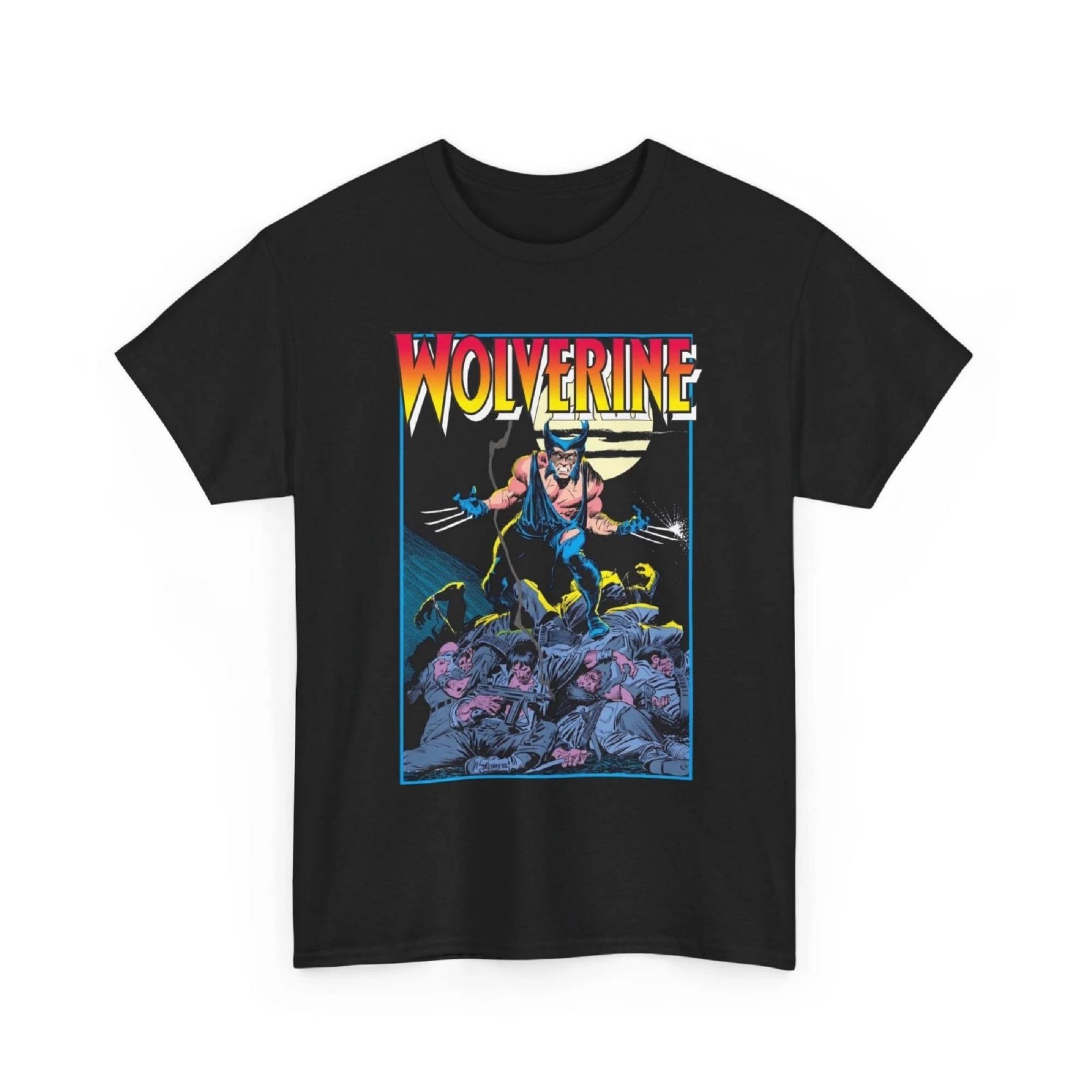 Wolverine T-Shirt Marvel Comics 80s John Buscema Art Retro Vintage-Style Tee 