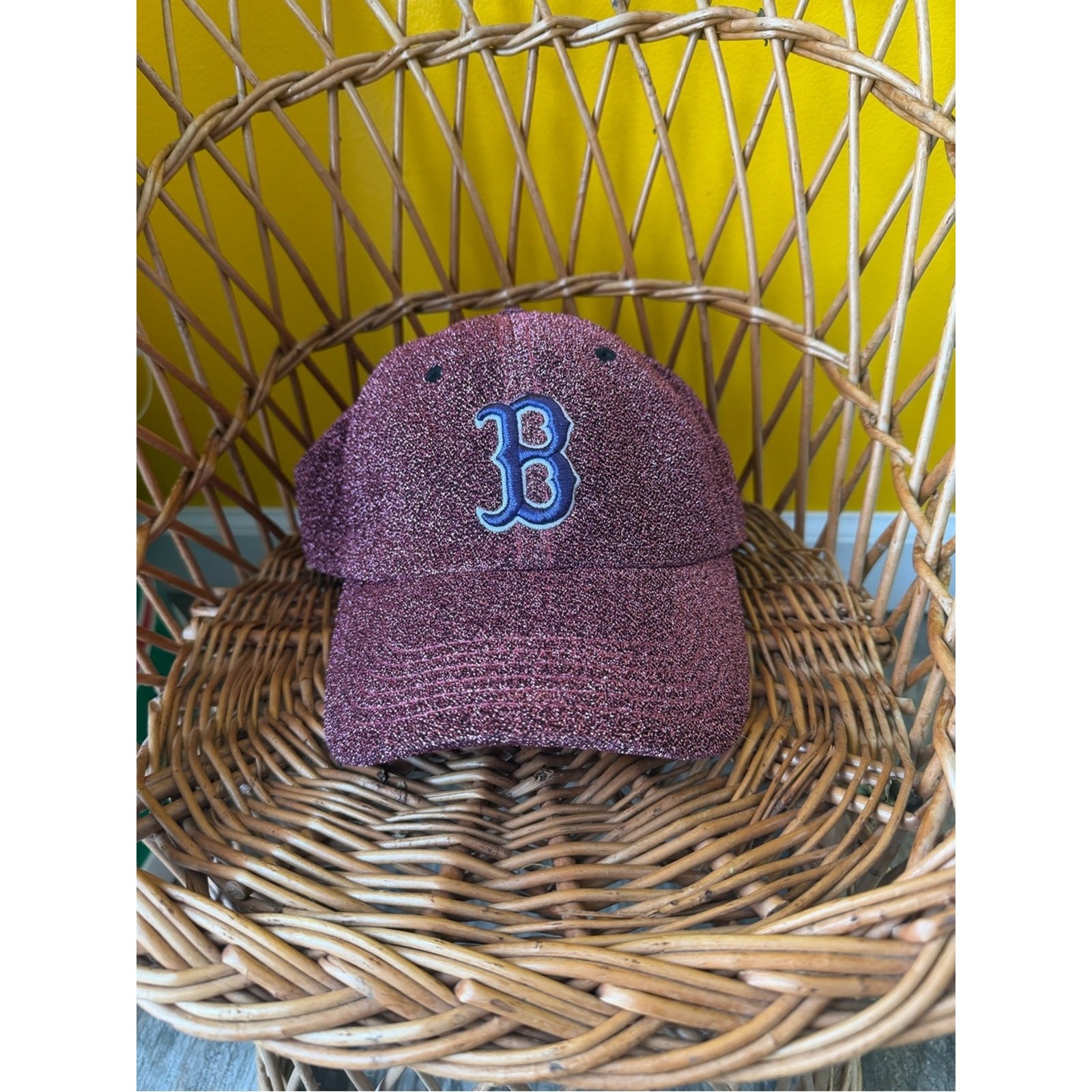 Rare pink sparkling RED SOX hat 47 brand NWT