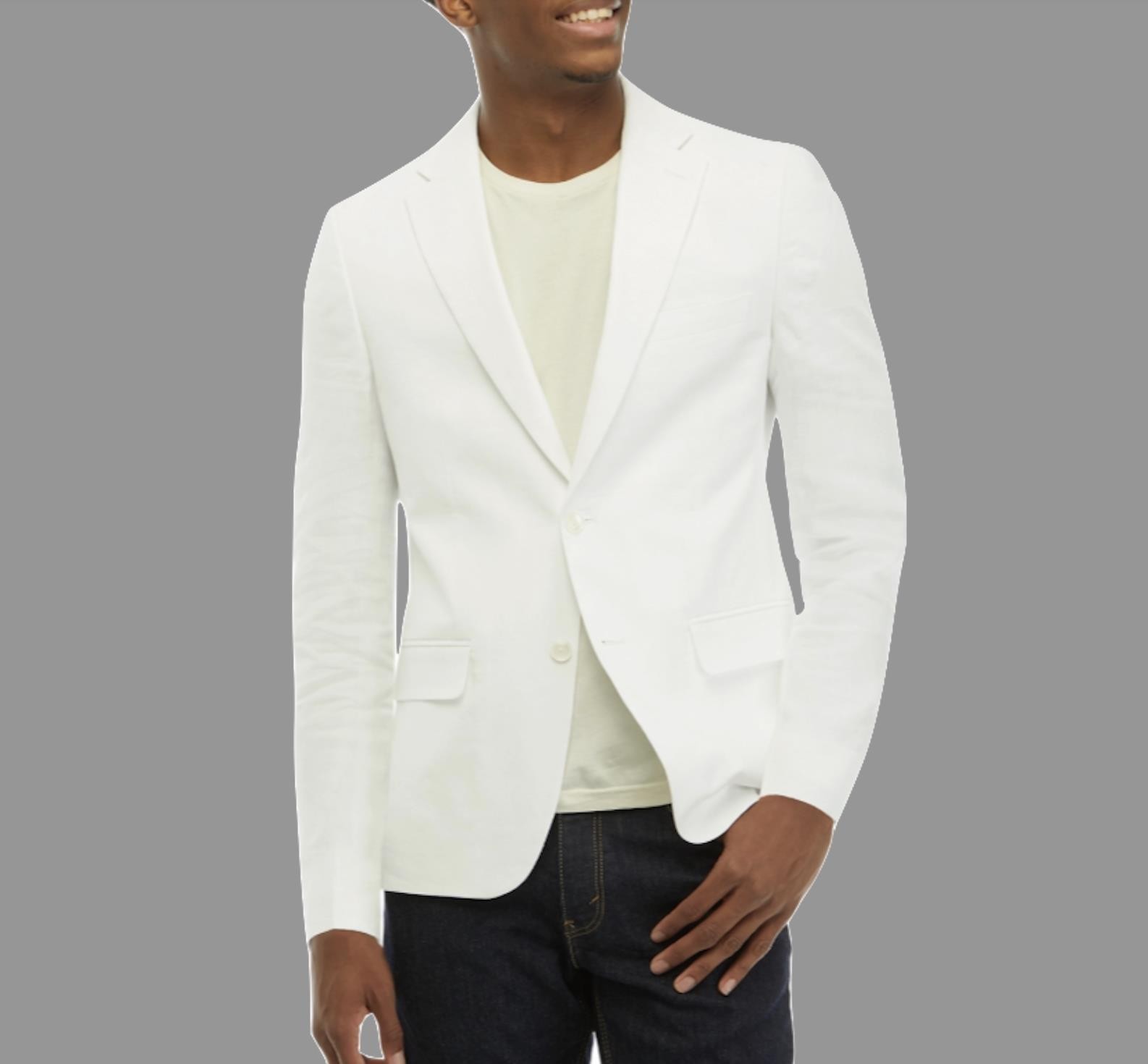 Tommy Hilfiger Men Modern-Fit Linen Sport Coat Suit Jacket 44 R CNRA1AGK0002