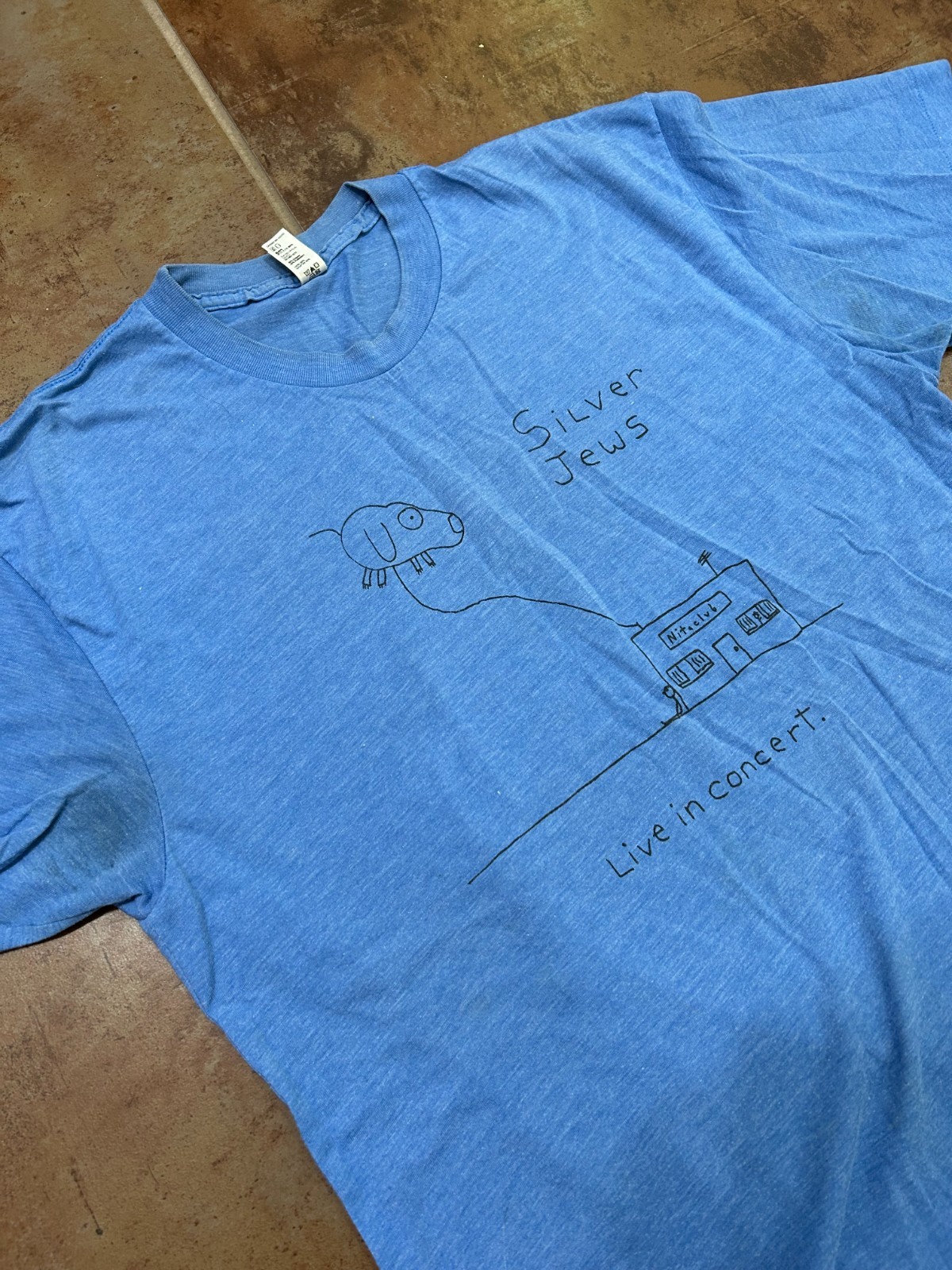 RARE Vintage Silver Jews Concert T Shirt M David Berman Pavement