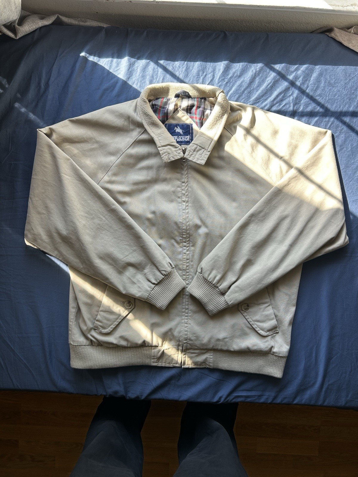 Vintage Steeplechase Harrington Jacket Men’s XL 46 Khaki