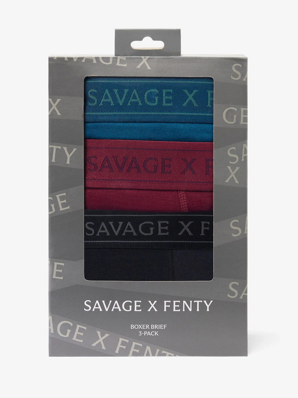 SavageXFenty Mens Boxer Breifs-by Rihanna  3-Pack.Multi-Color Large.New In Box.
