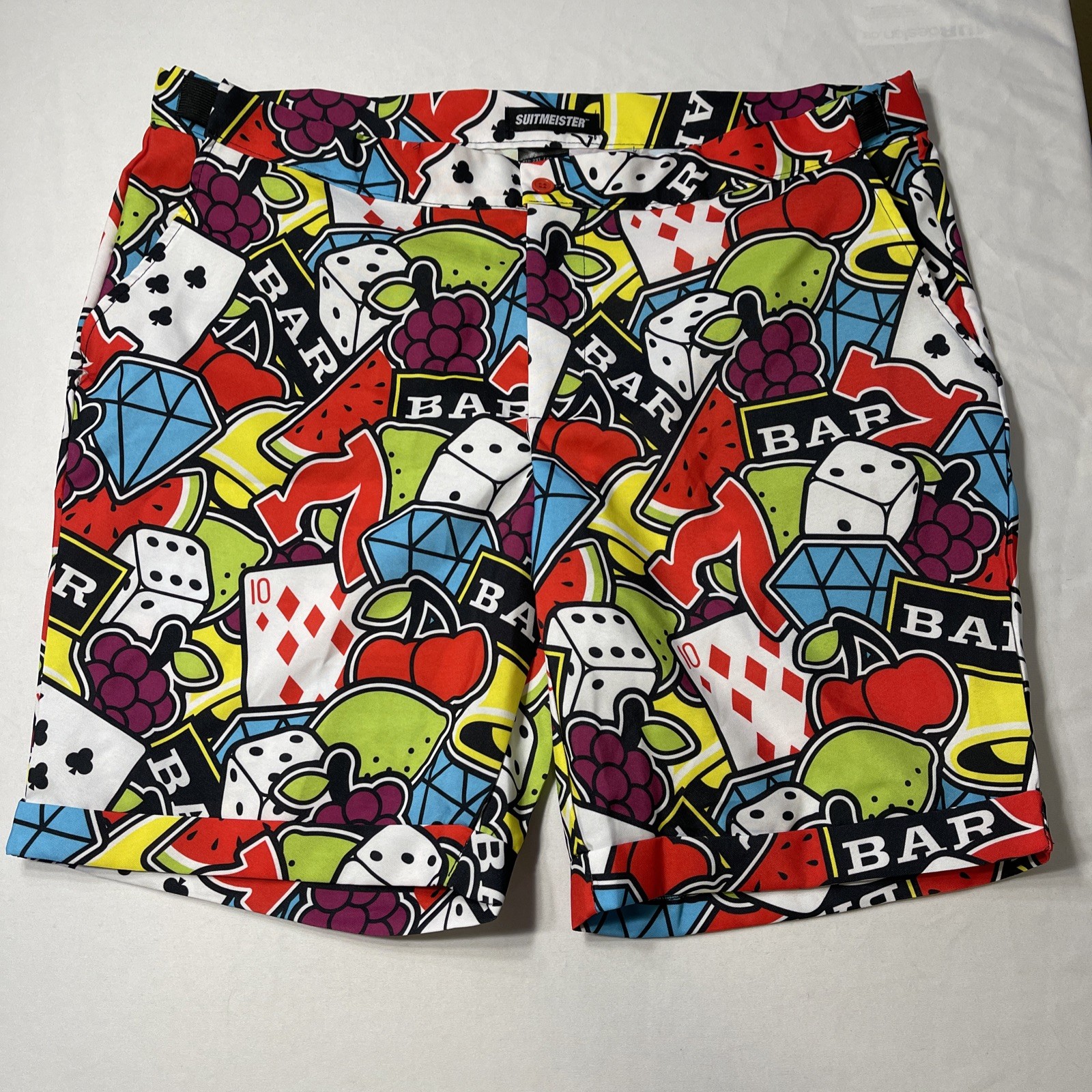 Mens Suitmeister 2XL Casino Shorts 