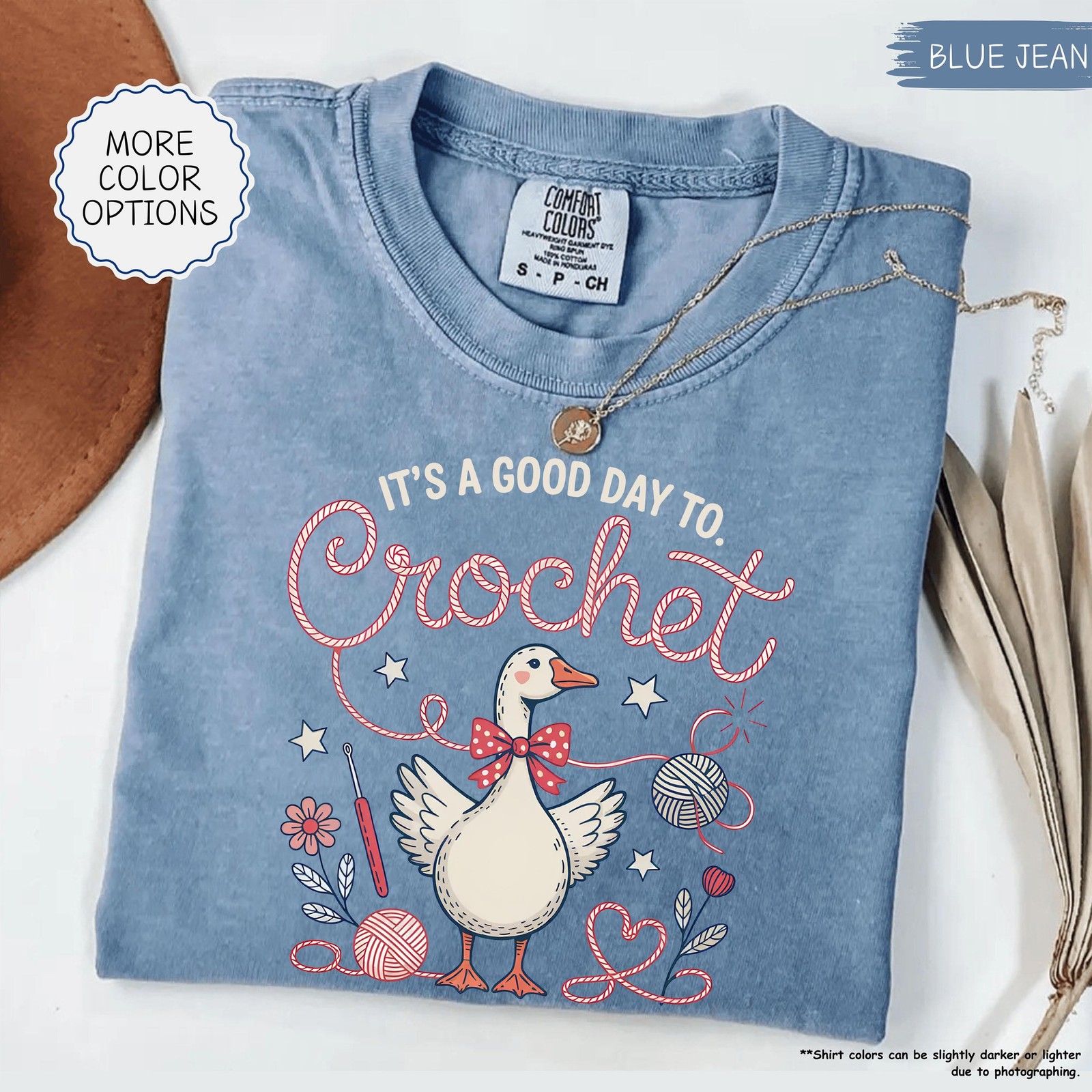 Comfort Colors It 39 s A Good Day To Crochet Shirt Crocheting Goose Shirt Kn