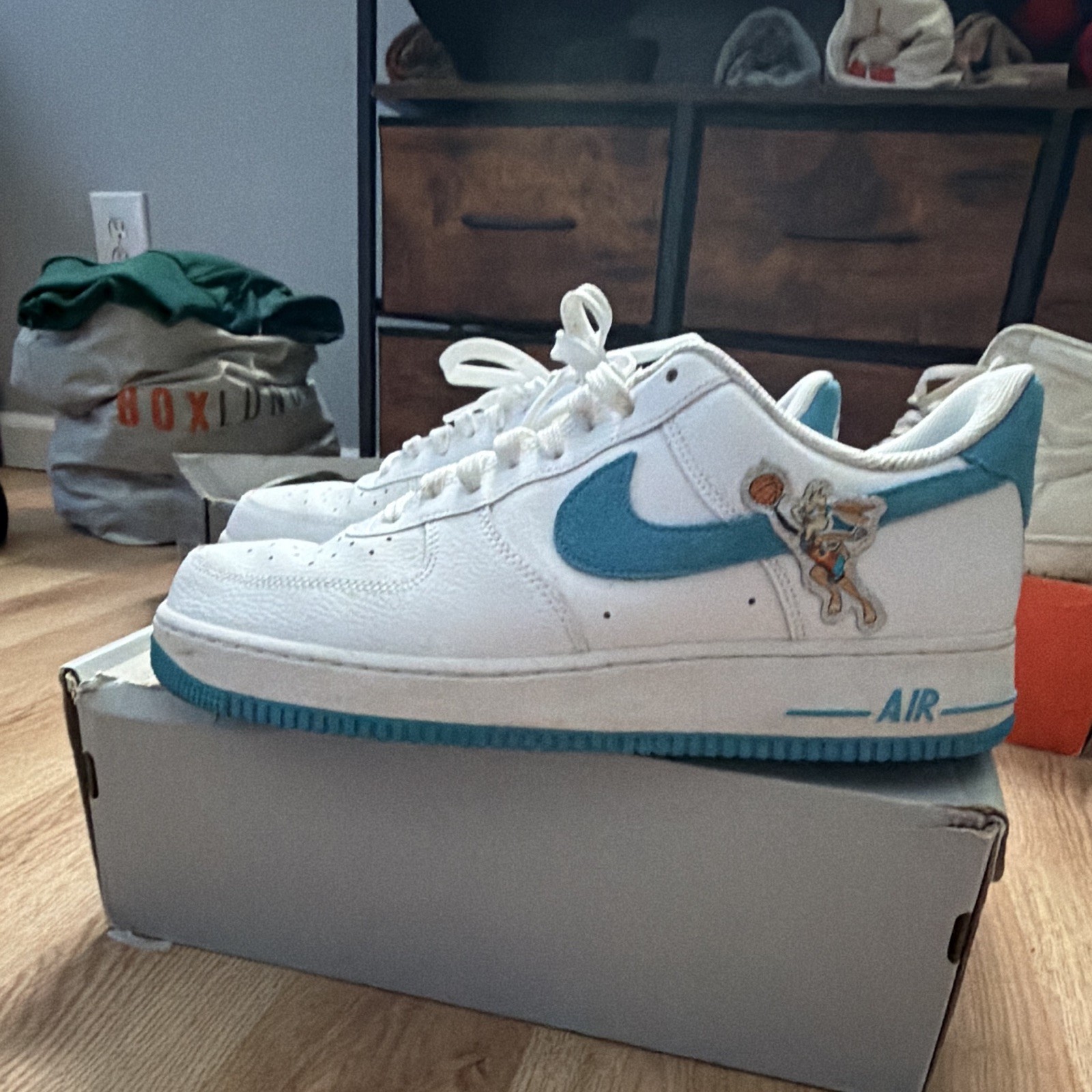 Nike Space Jam x Air Force 1 Size 11.5 Athletic Sneakers