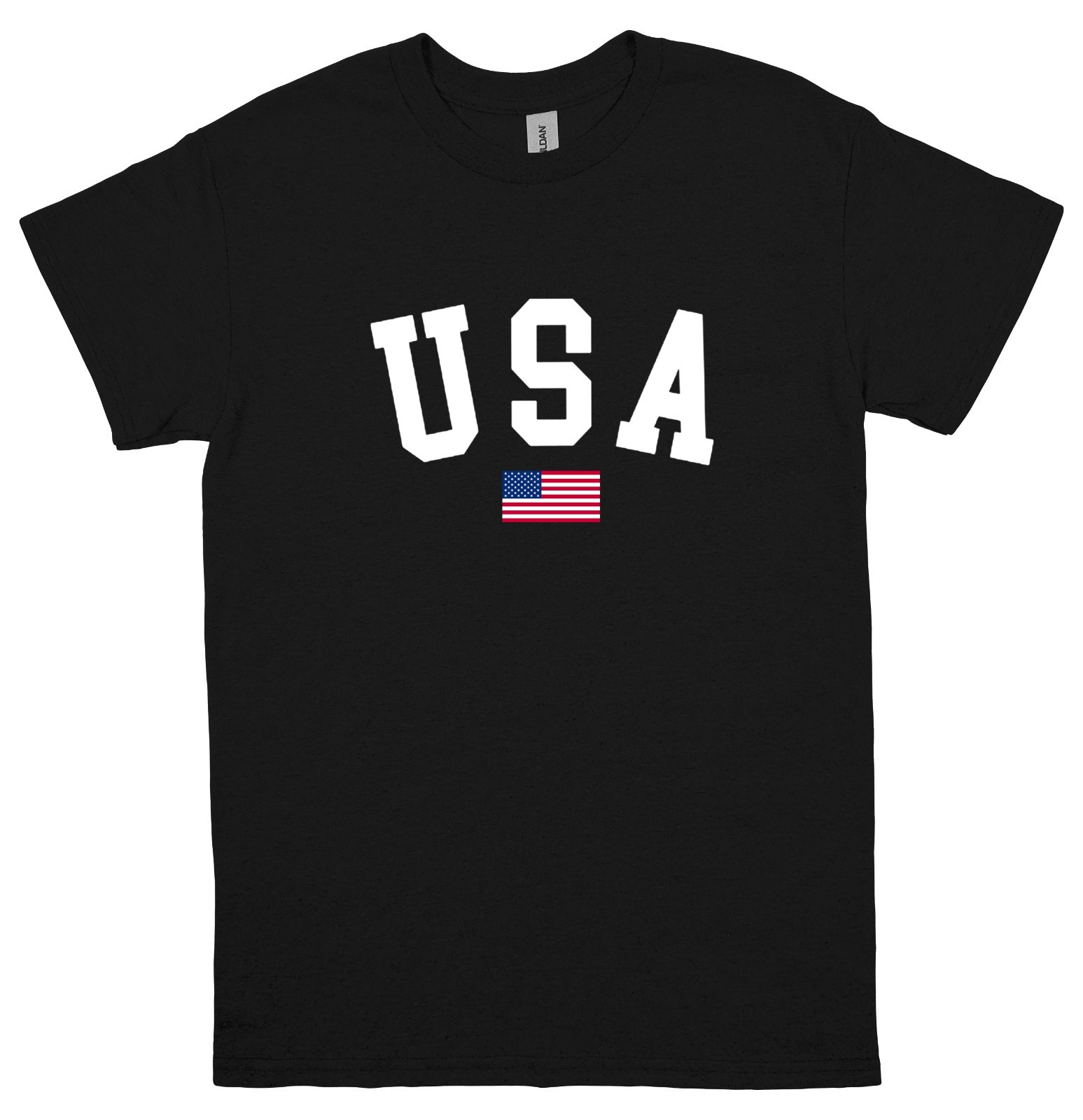 USA Flag T Shirt Unisex America Womens Mens Graphic Tee