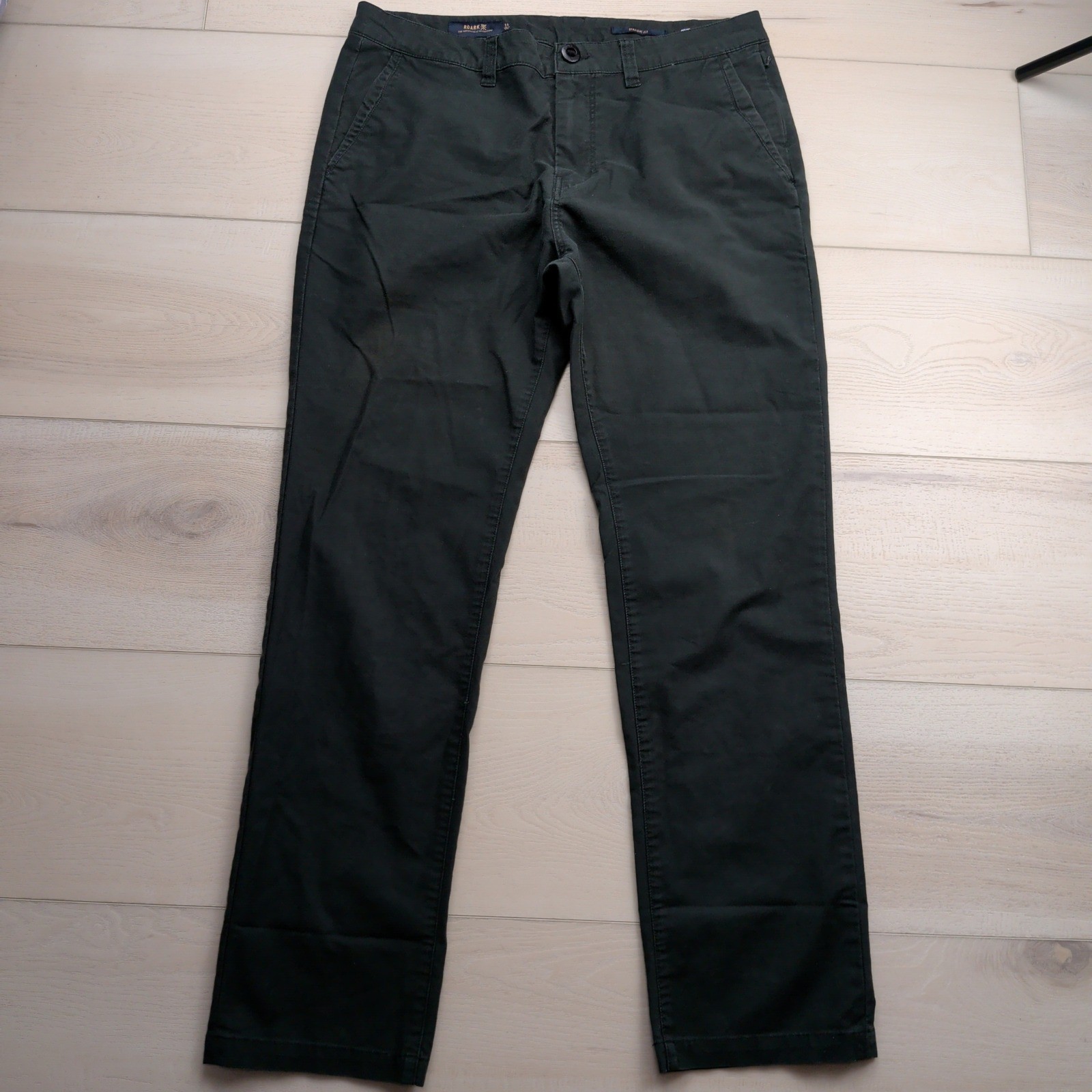 Roark Porter Pants 2.0 Mens 34x32 Straight Fit Chino Green RP282