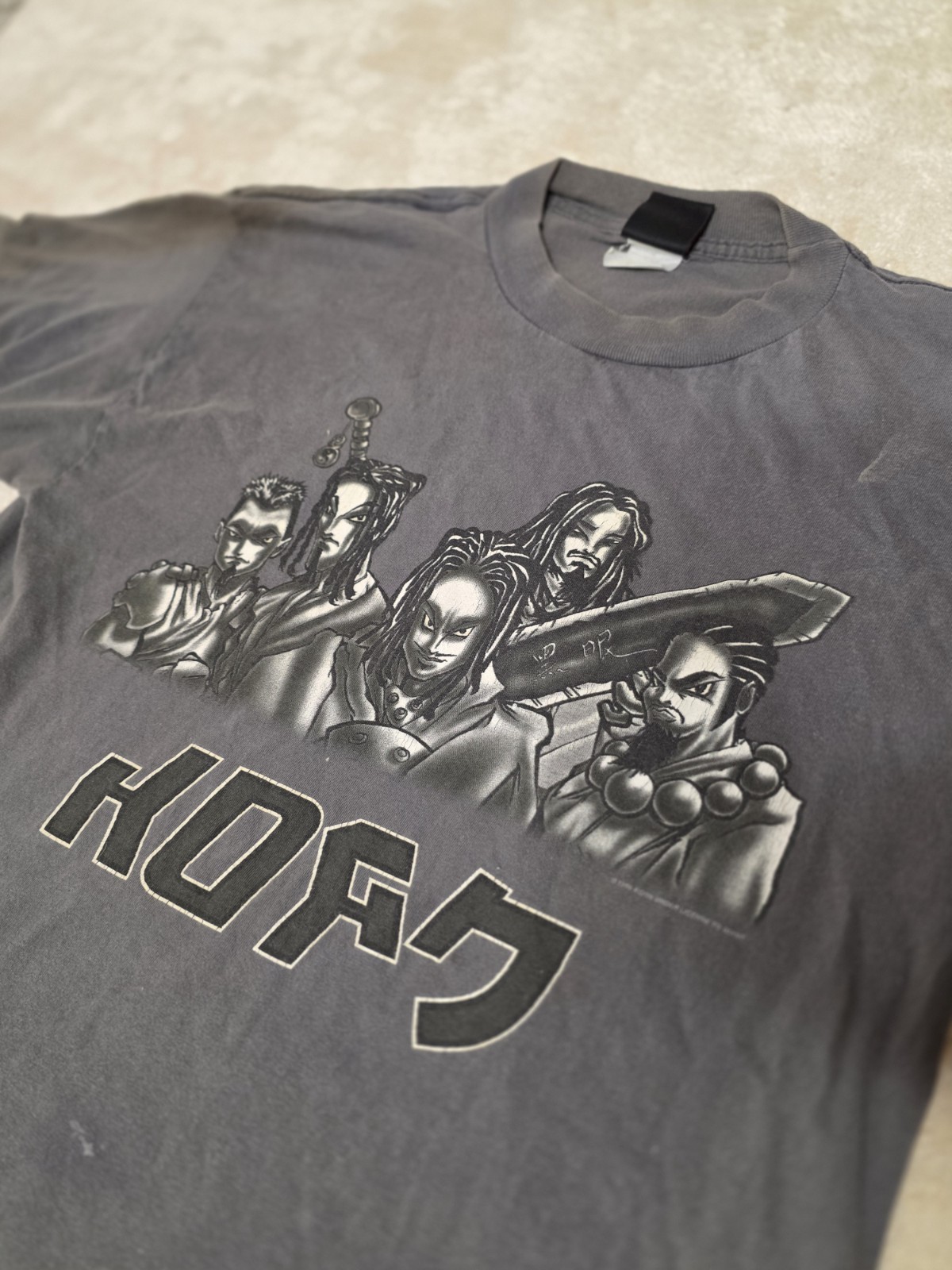 Vintage 1999 Korn Anime T Shirt XL Nu Metal Band Tee Y2k Grunge
