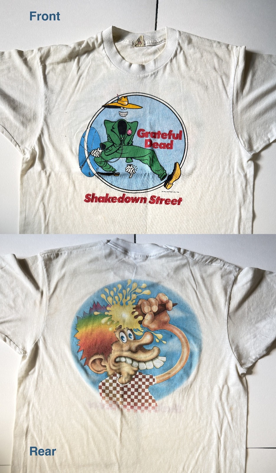 Vintage Grateful Dead T-Shirt - Shake Down Street / Ice Cream Kid 