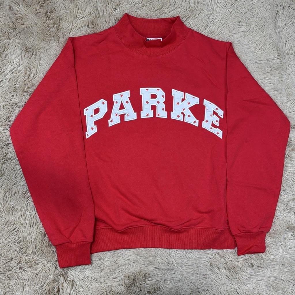 Parke Women Varsity Mockneck Sail Stars Coastal Sparklers Brand New In Bag L/XL