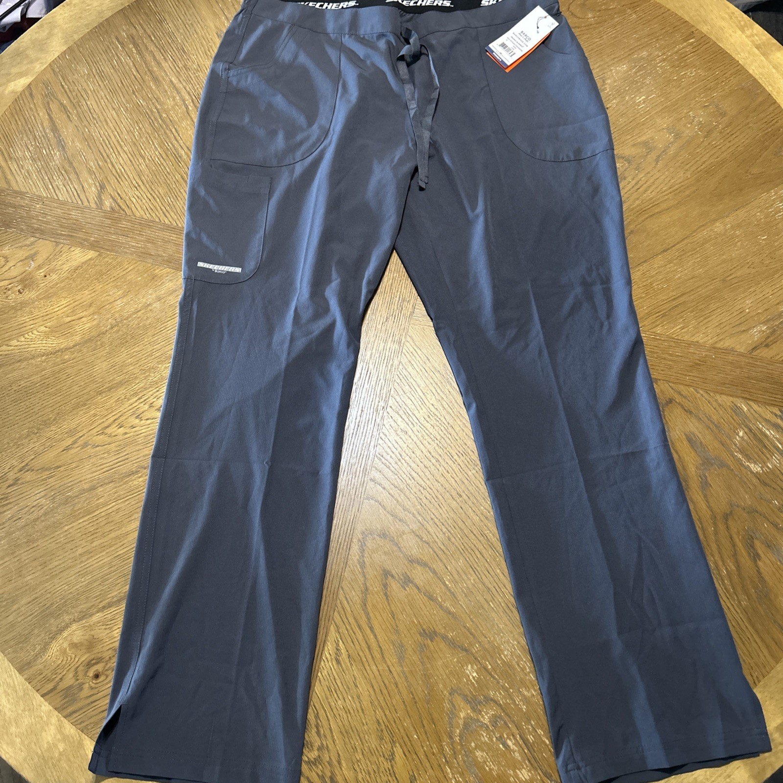Sketchers Barco Uniform 3PKT Reliance Cargo Scrubs Pants Womens XL Pewter Gray