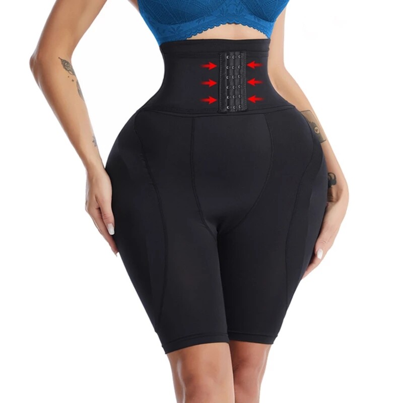 Women High Waist Butt Lifter Panties w Extra Large Pads Fake Ass Hip Enhancer US