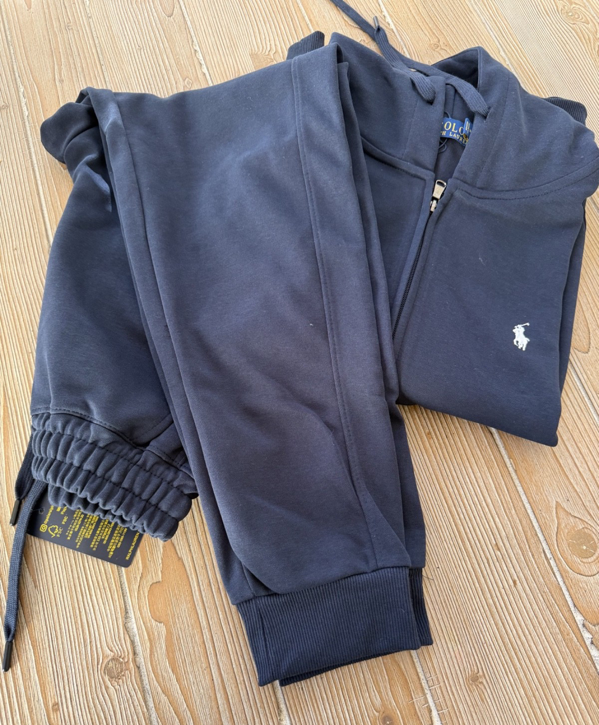 2025 New Polo Ralph Lauren Fleece Set Hoodie Jogger Pants Sweatsuit Kid\'s