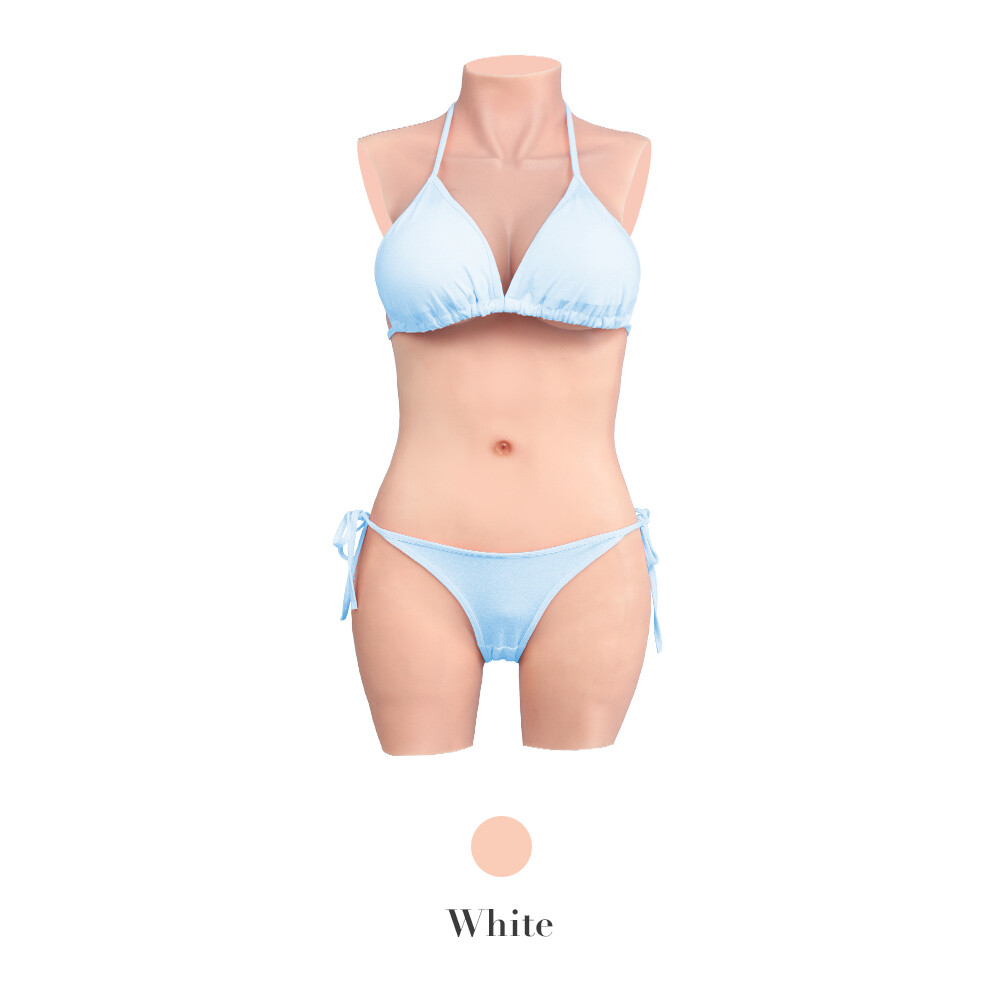 Realistic Body Suit Fake Vagina Silicone C Cup Breast Forms Crossdresser Cosplay