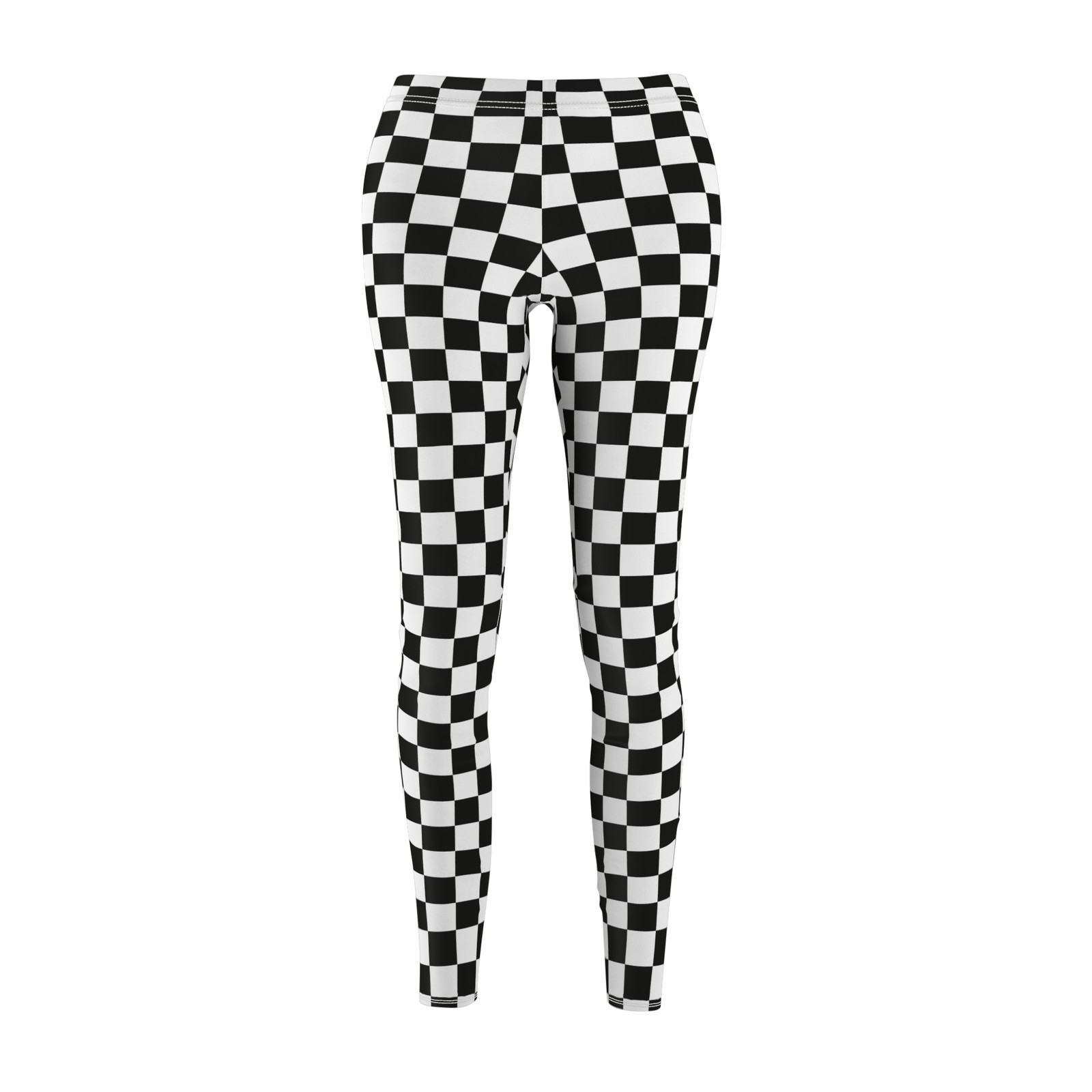 Black and White Checkerboard Leggings