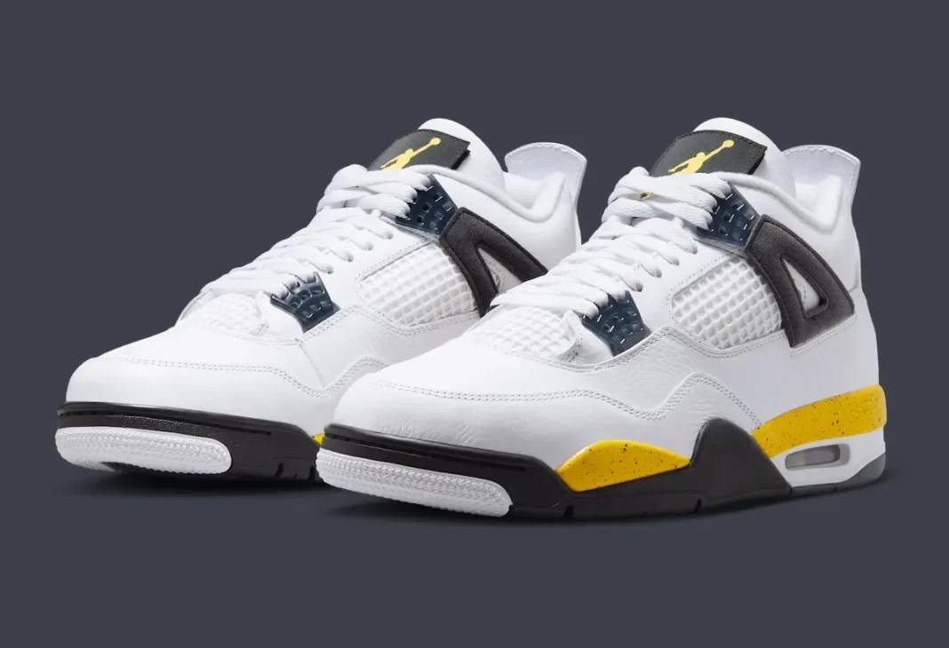 Nike Air Jordan 4 Retro Tour Yellow Rare Air IO2463-102 Men’s Shoes NEW
