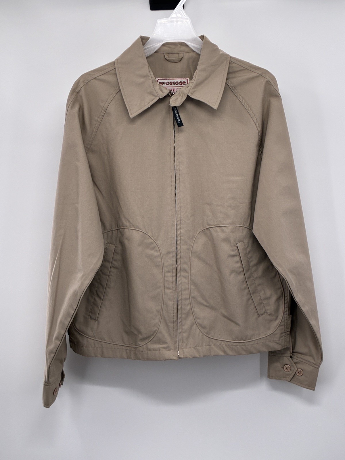 McGregor Vintage Drizzler Men\'s Jacket, Beige, Medium, NWT