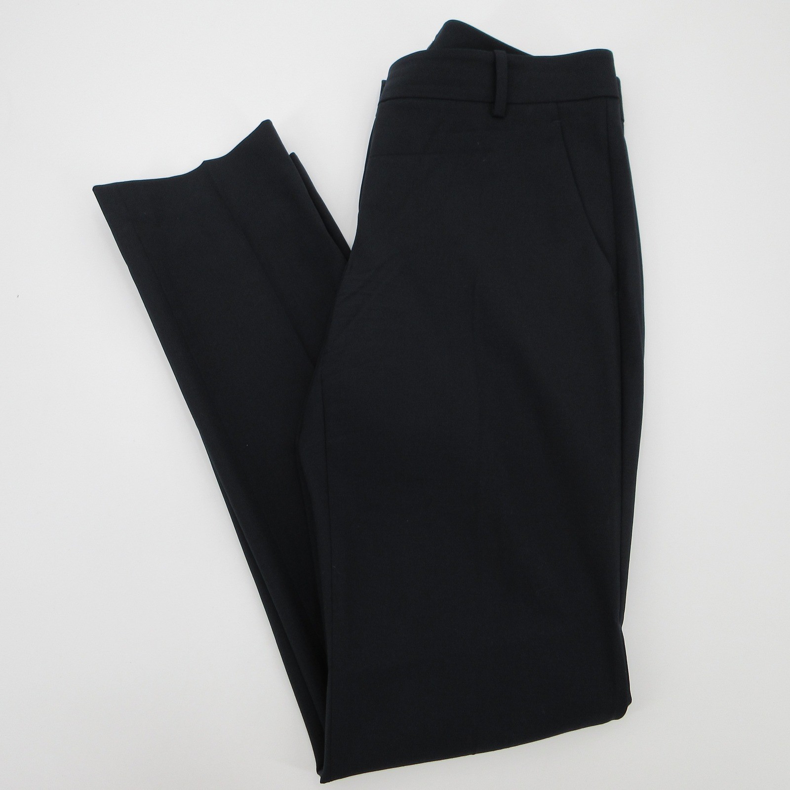 Theory Blue Stretch Wool Slim Tailored Trousers Dress Pants Women Size 6 Career
