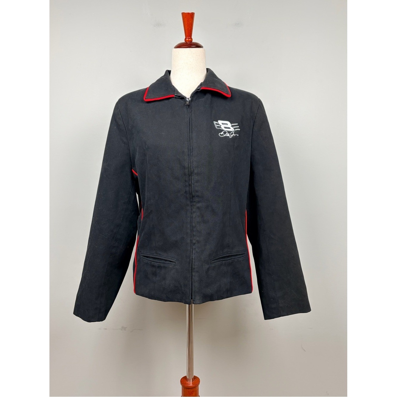 Vintage Chase Authentics Dale Earnhardt Jr Budweiser NASCAR Jacket Women\'s L