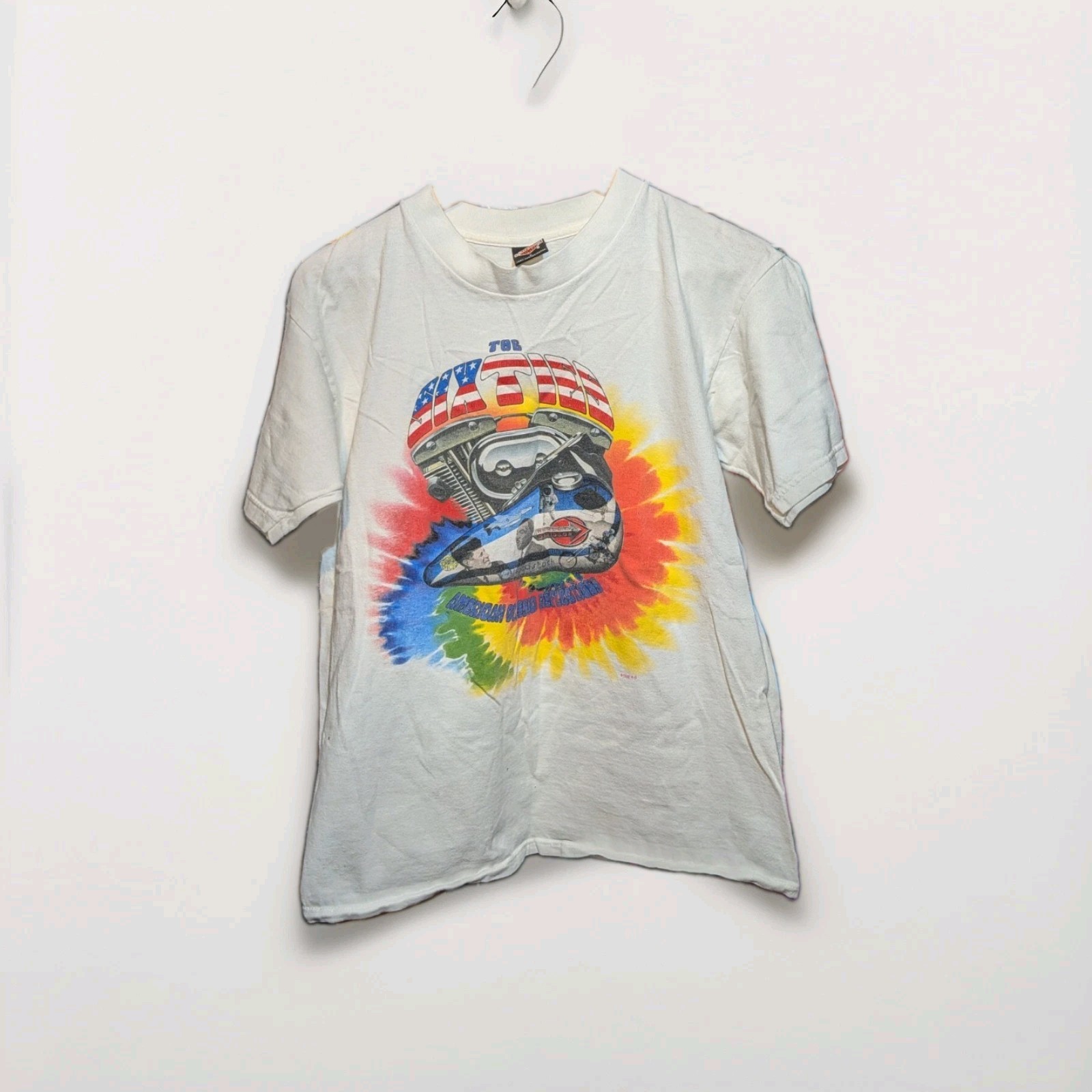 Harley Davidson Toronto The 60s Vintage 90s White Shirt  Size Large Made In USA