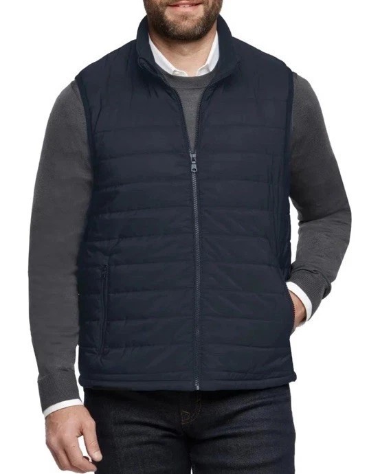 NWT Banana Republic Men’s Quilted Vest Navy 2XL