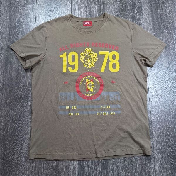 Diesel 1978 Research Center Graphic T-Shirt 2XL
