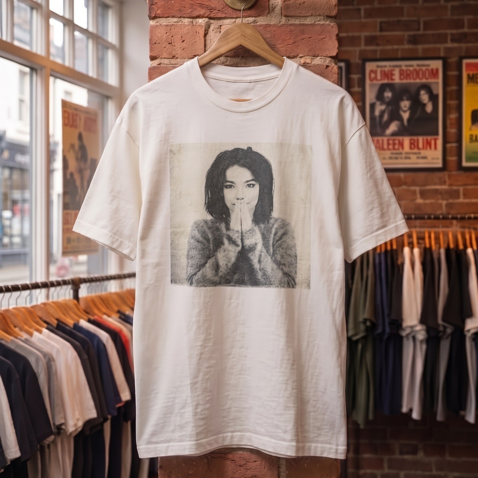 1993 Bjork Debut Rare T-Shirt White S
