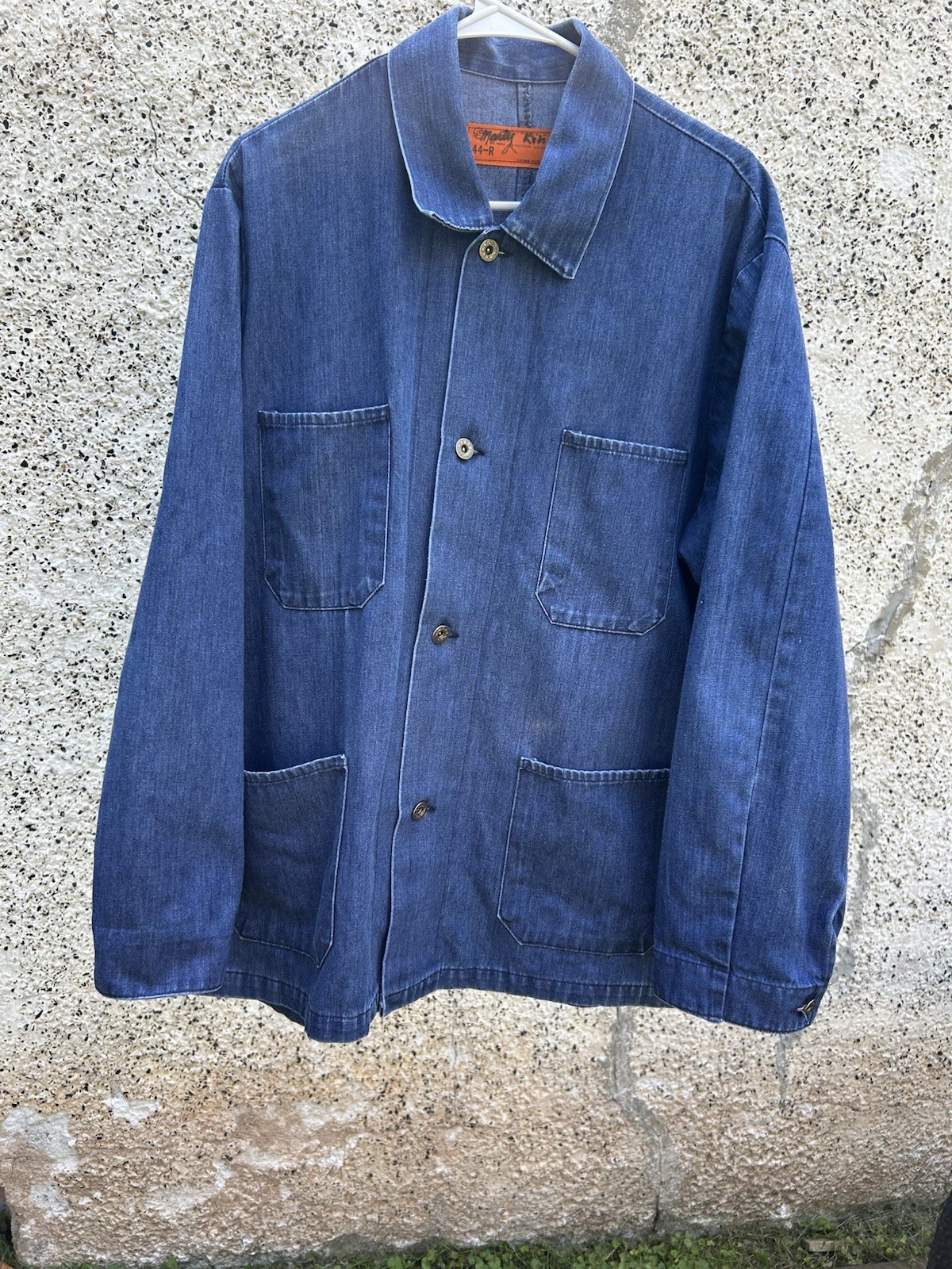 RARE Vintage Prison Issue Made In USA Chore Coat Large Size 44