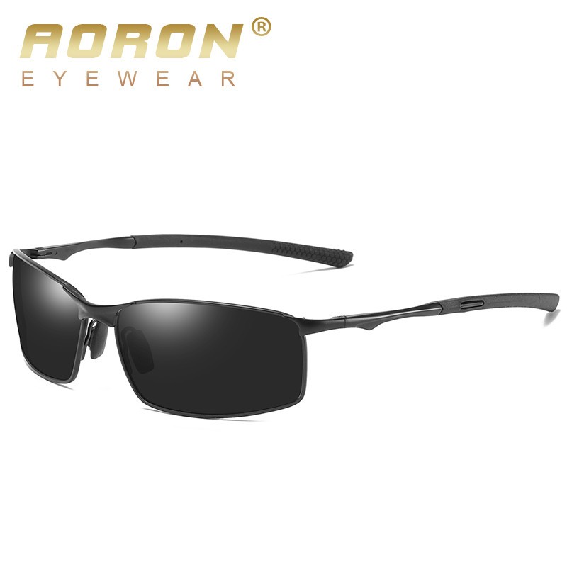 Aluminium Polarized Photochromic Sunglasses Men Chameleon Driving Sport Glasses