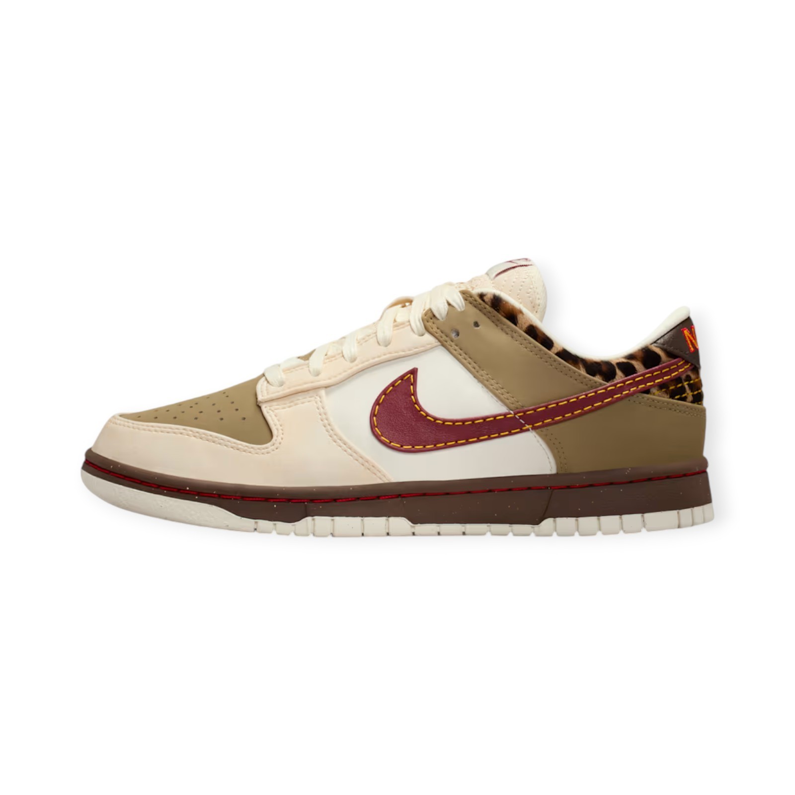 Nike Wmns Dunk Low Retro Khaki Team Red IM6687-262 Women\'s Sneakers